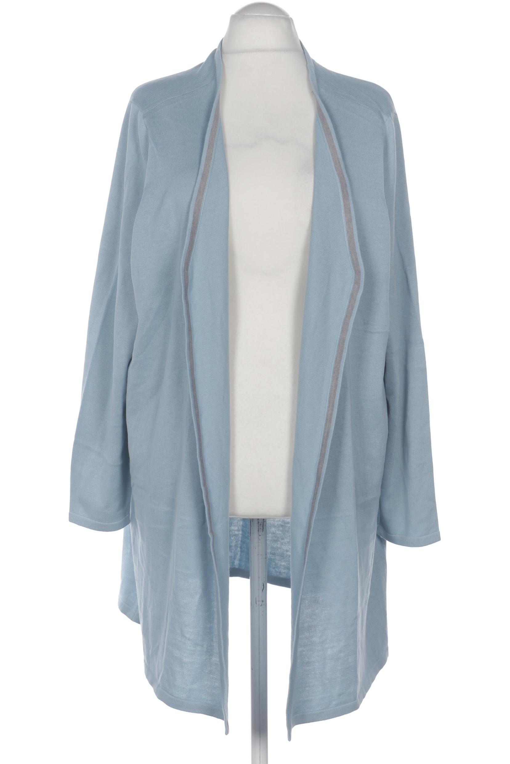 

sheego Damen Strickjacke, hellblau, Gr. 52