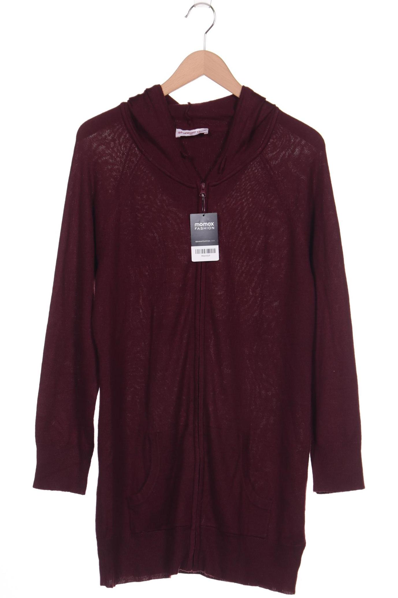 

sheego Damen Strickjacke, bordeaux