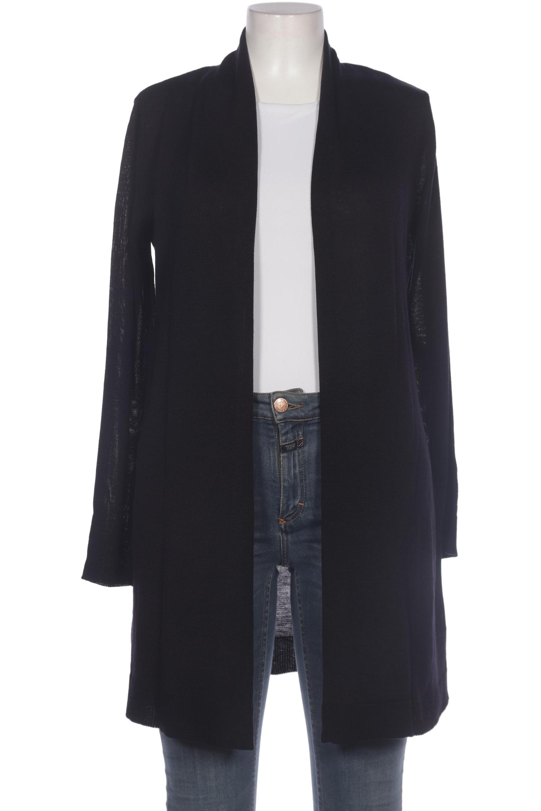 

sheego Damen Strickjacke, schwarz, Gr. 40