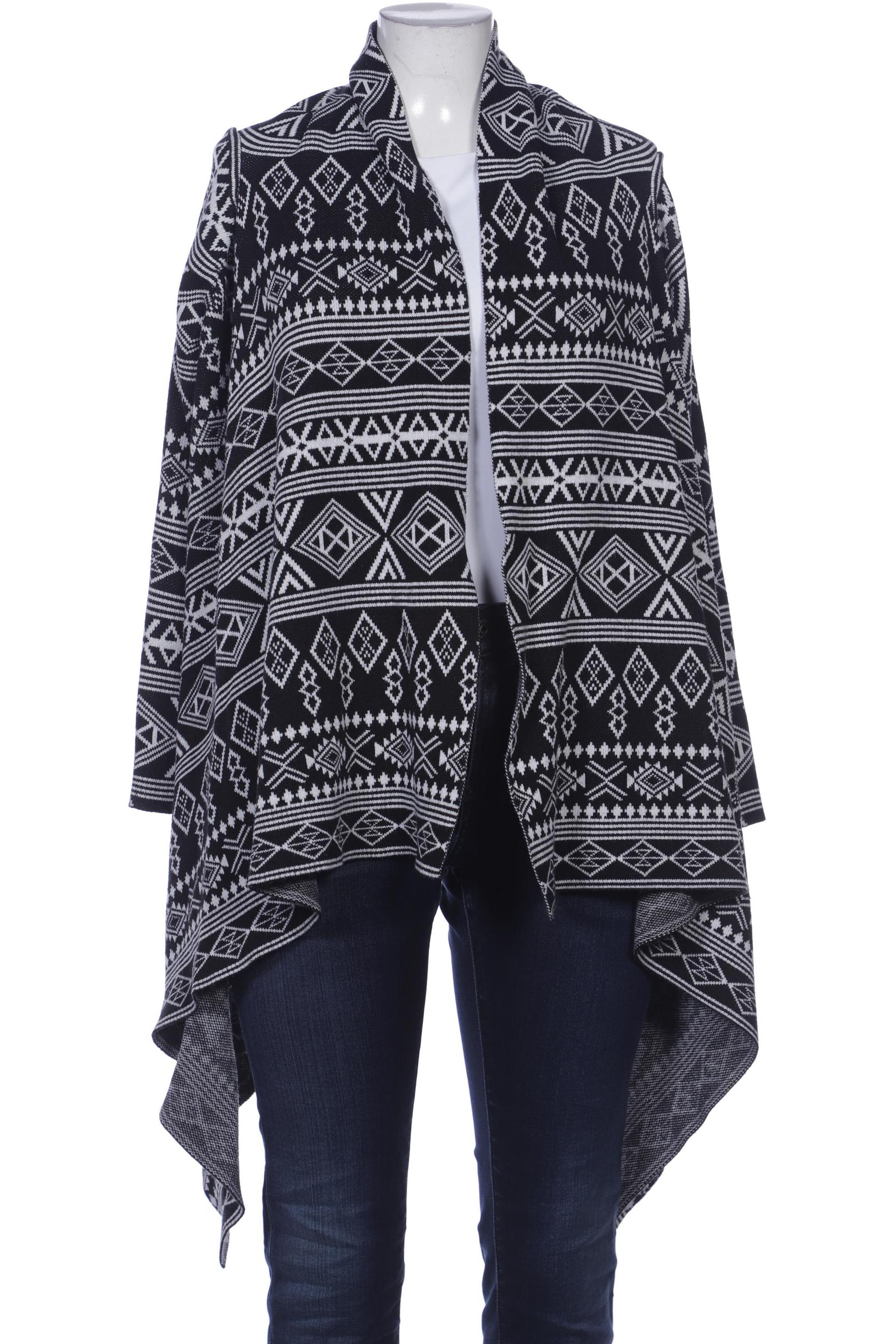 

sheego Damen Strickjacke, schwarz, Gr. 48