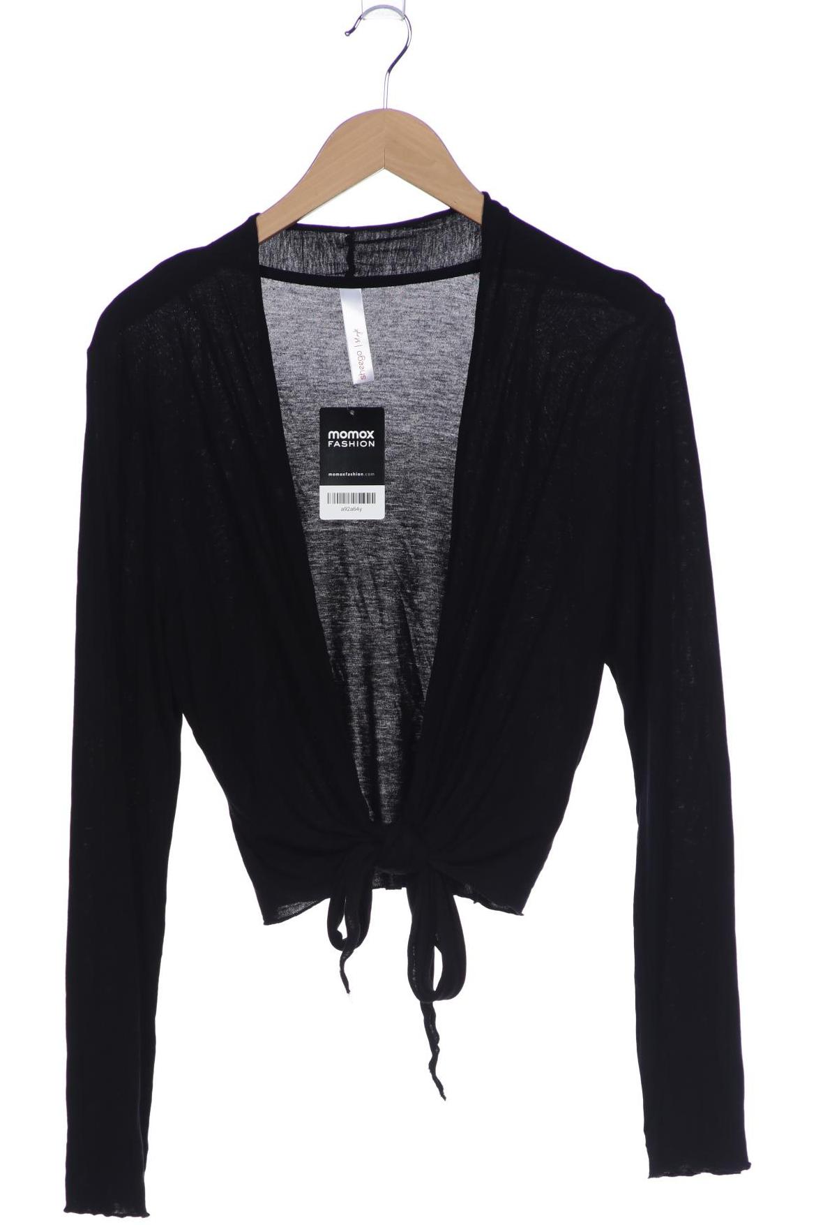 

sheego Damen Strickjacke, schwarz, Gr. 40