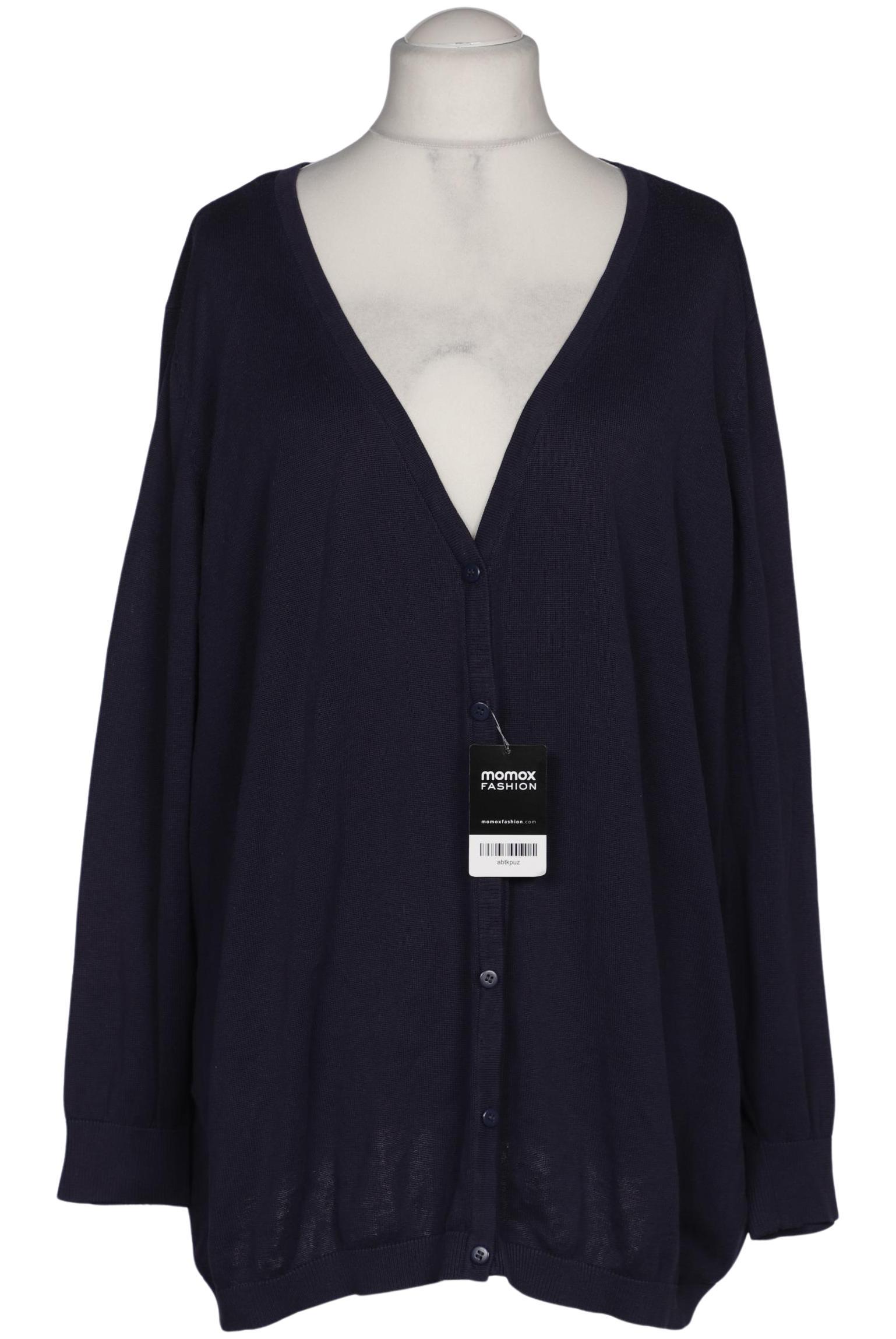 

sheego Damen Strickjacke, marineblau, Gr. 56