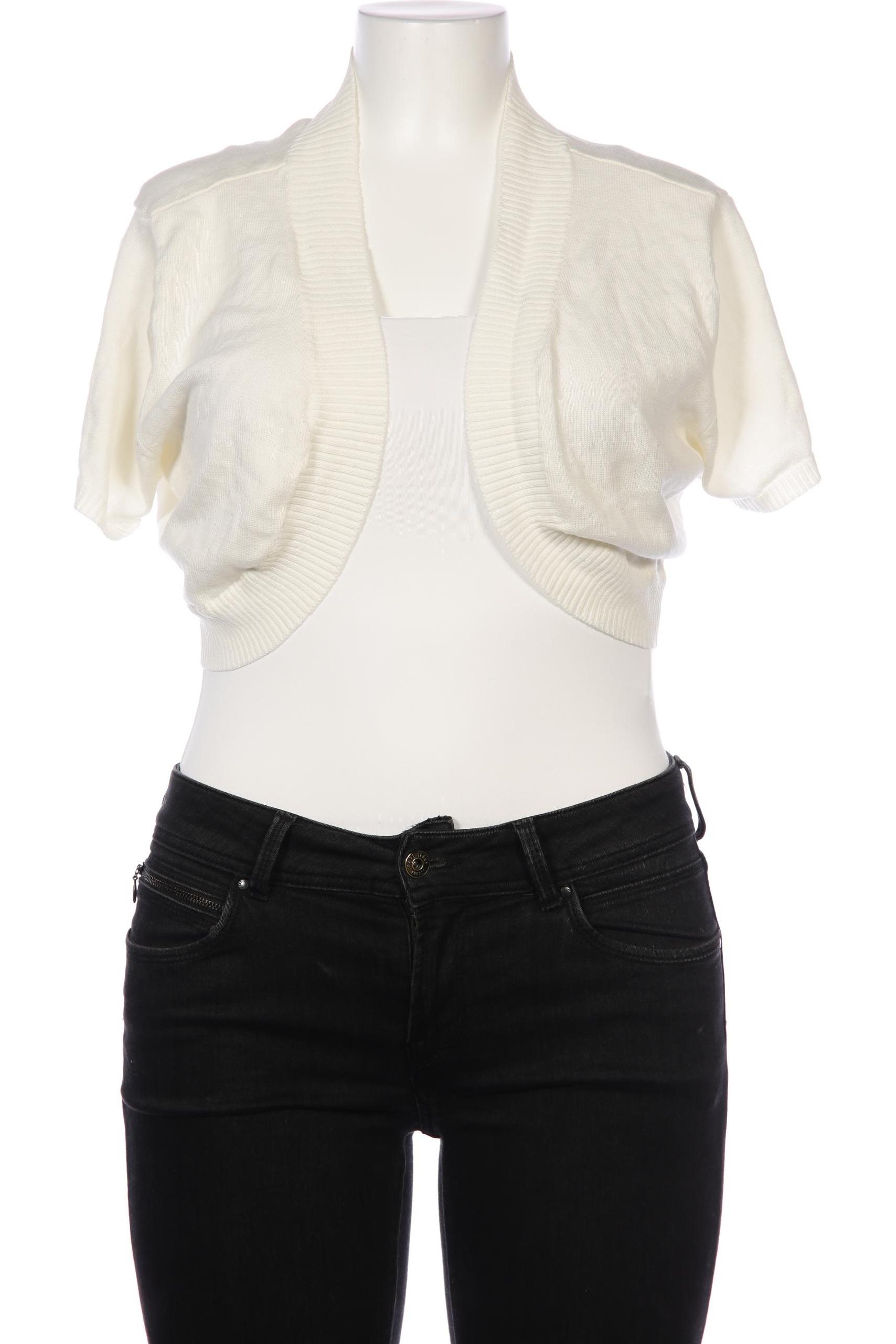 

sheego Damen Strickjacke, cremeweiß, Gr. 44