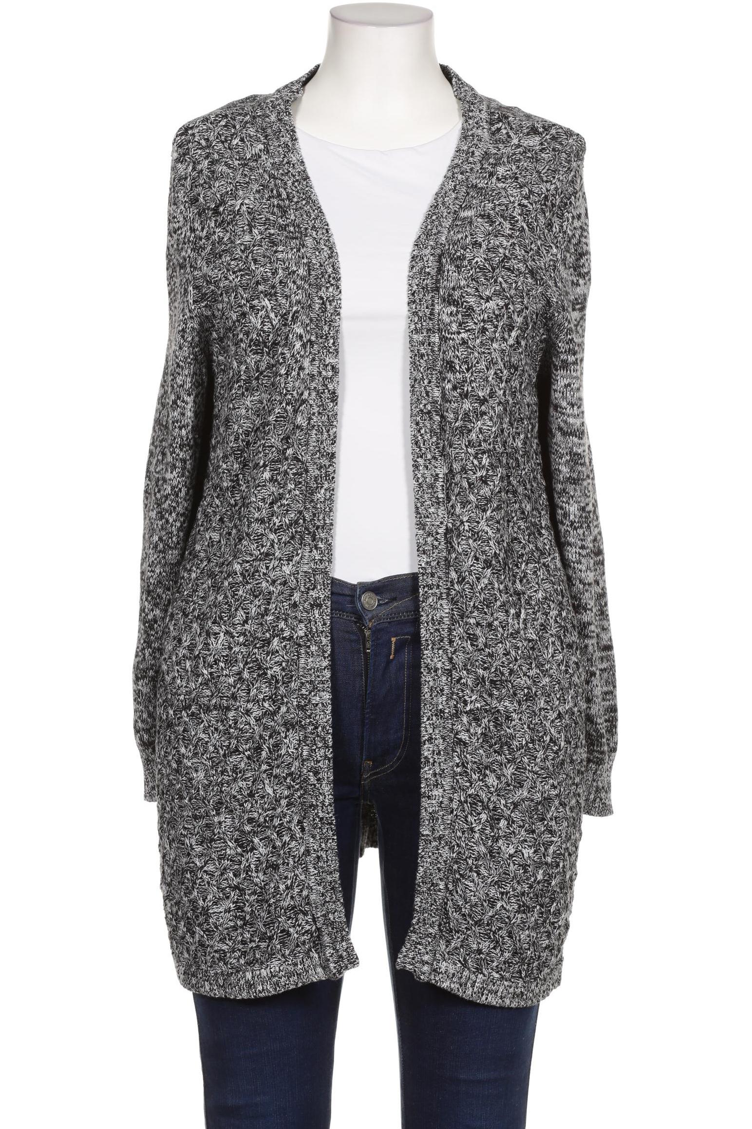 

sheego Damen Strickjacke, schwarz, Gr. 44