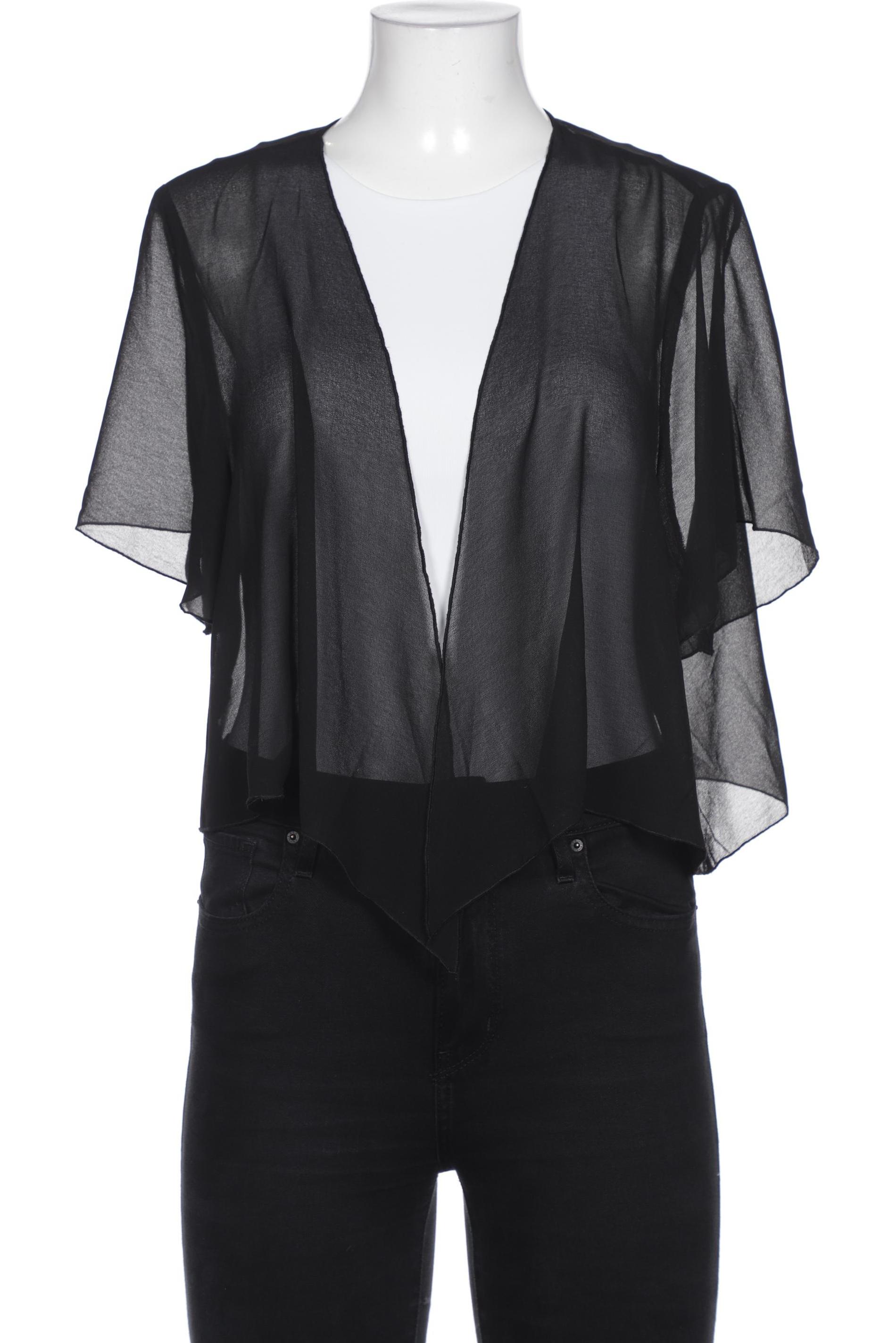 

sheego Damen Strickjacke, schwarz