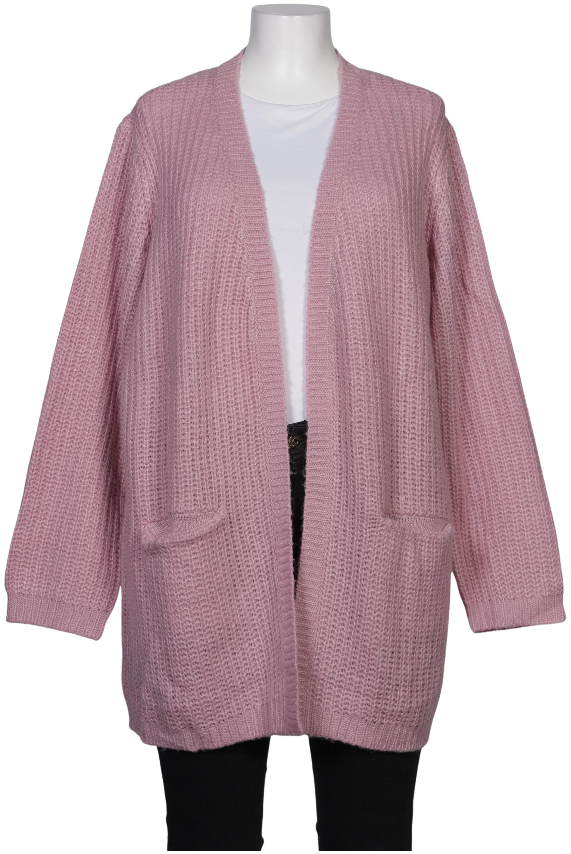 

sheego Damen Strickjacke, pink, Gr. 46