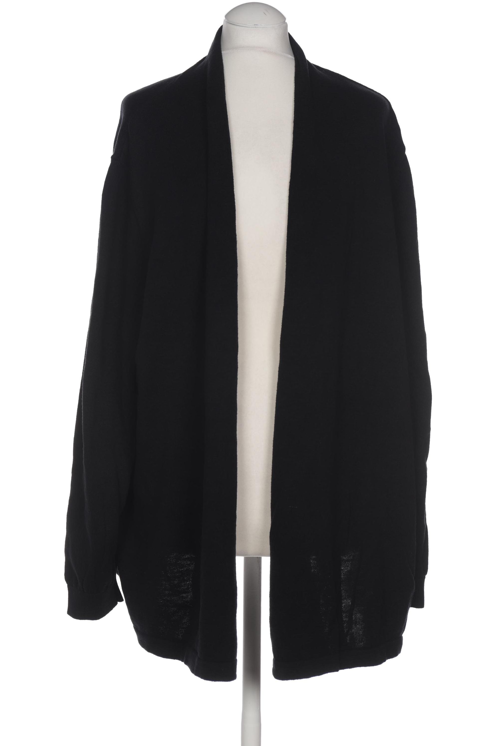 

sheego Damen Strickjacke, schwarz