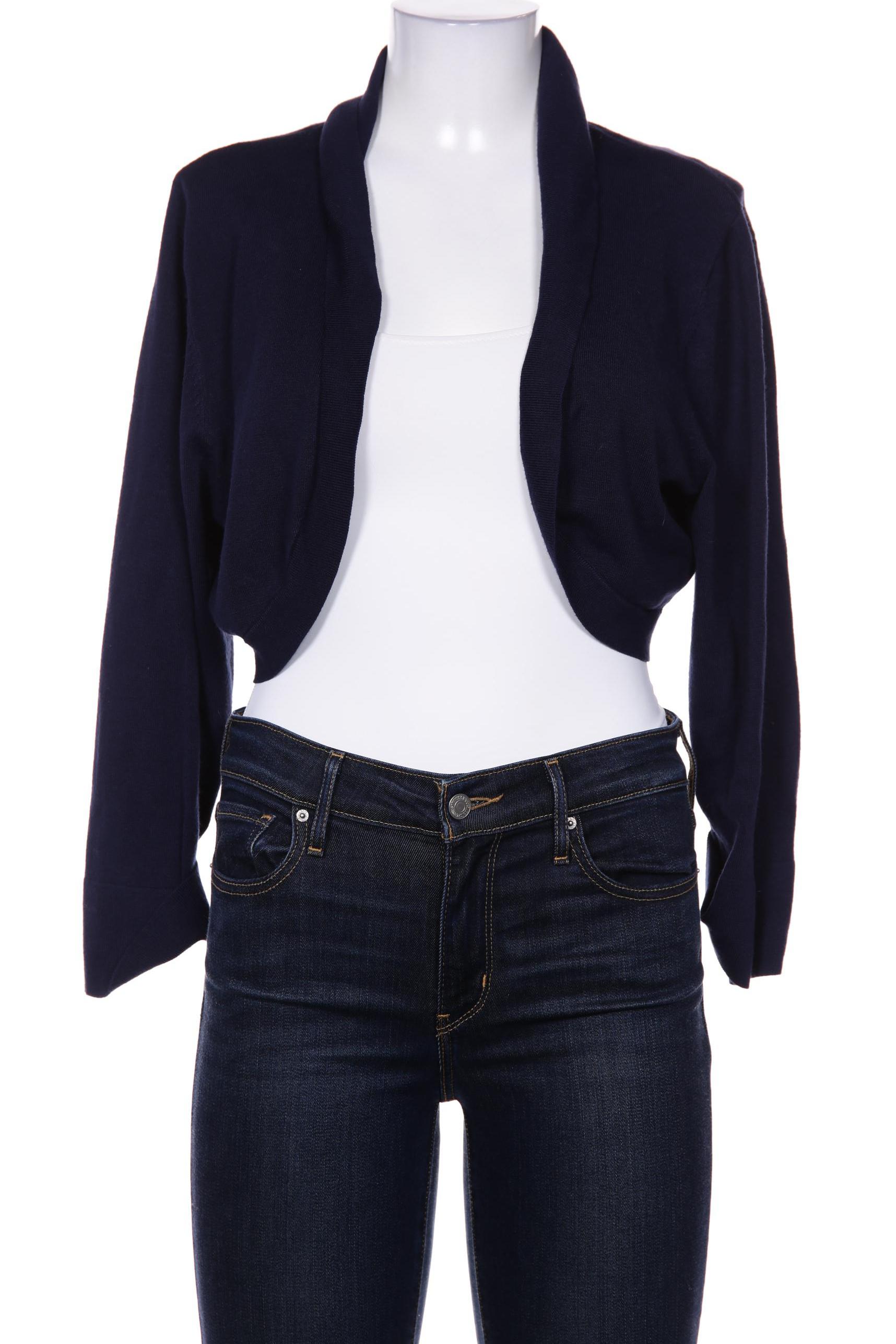 

sheego Damen Strickjacke, marineblau, Gr. 44