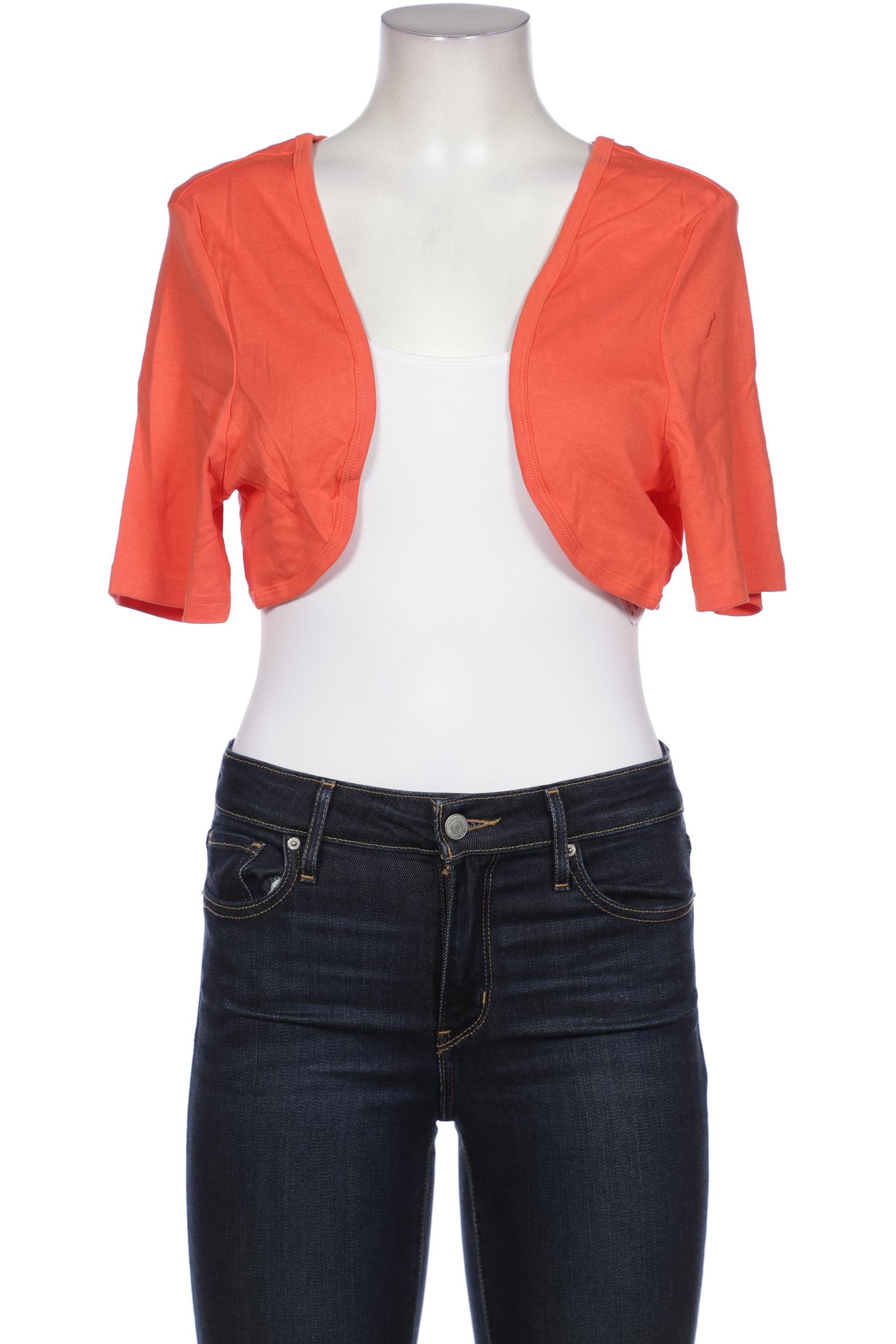 

sheego Damen Strickjacke, orange, Gr. 48