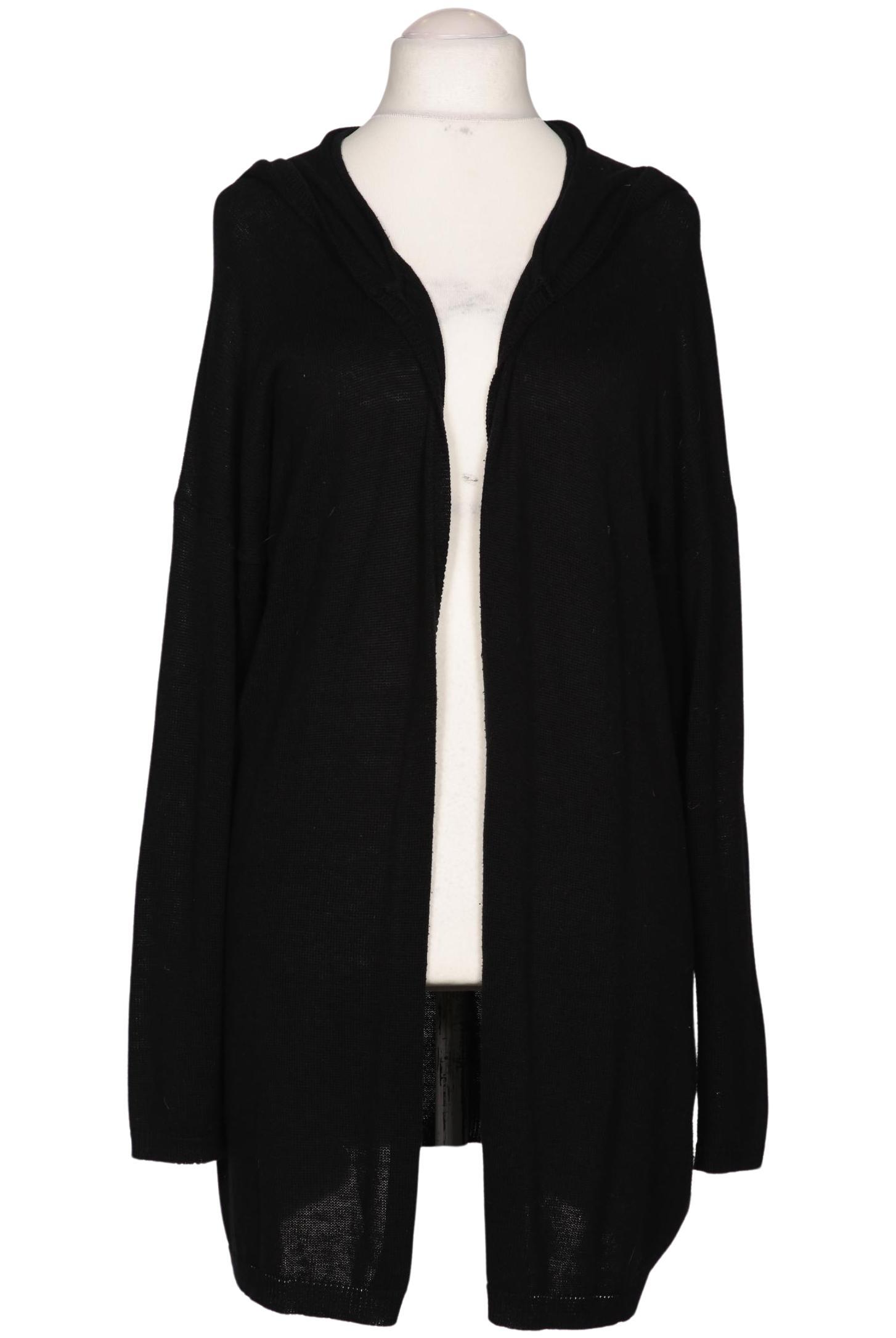 

sheego Damen Strickjacke, schwarz, Gr. 48