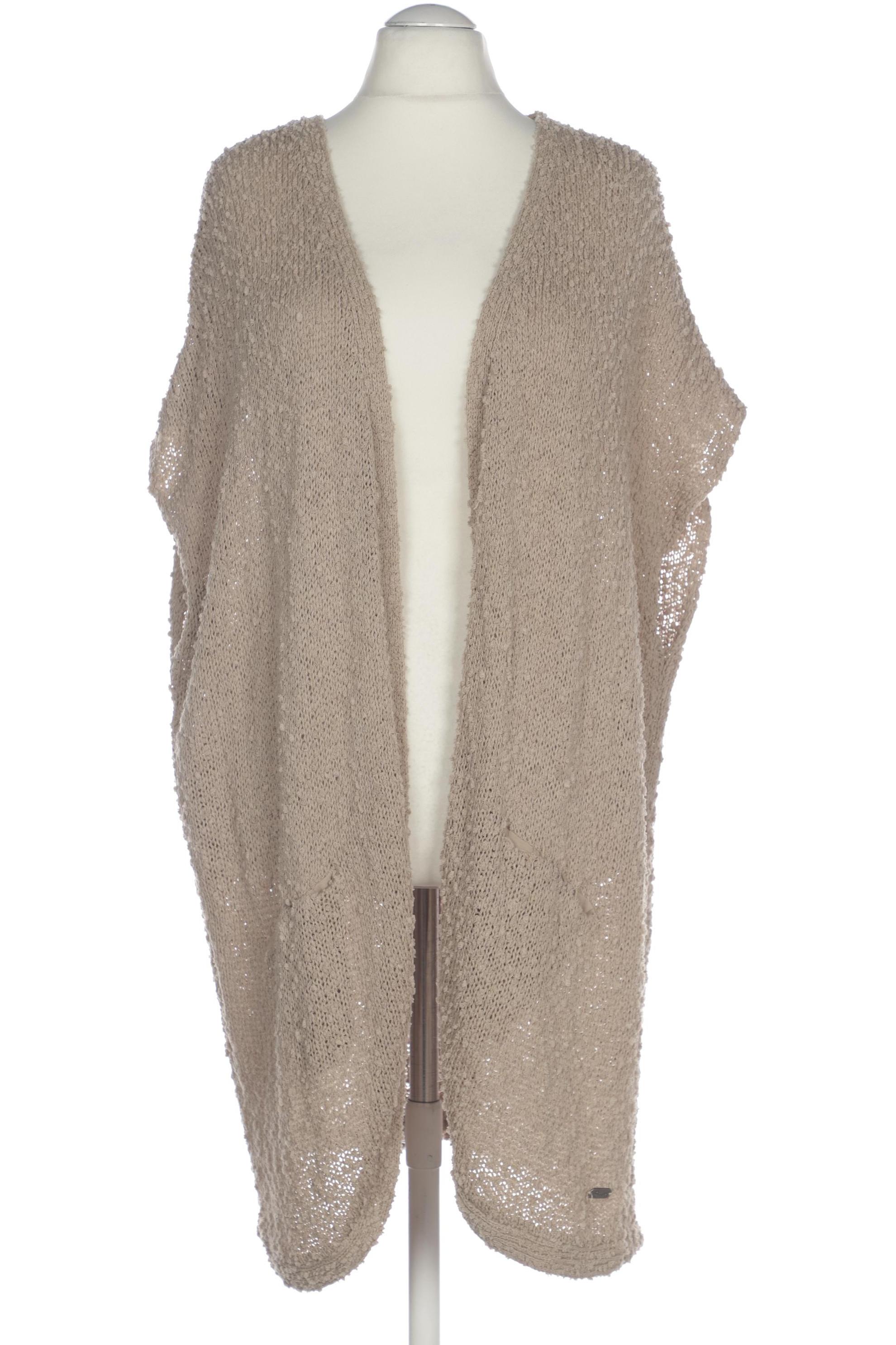 

sheego Damen Strickjacke, beige, Gr. 56