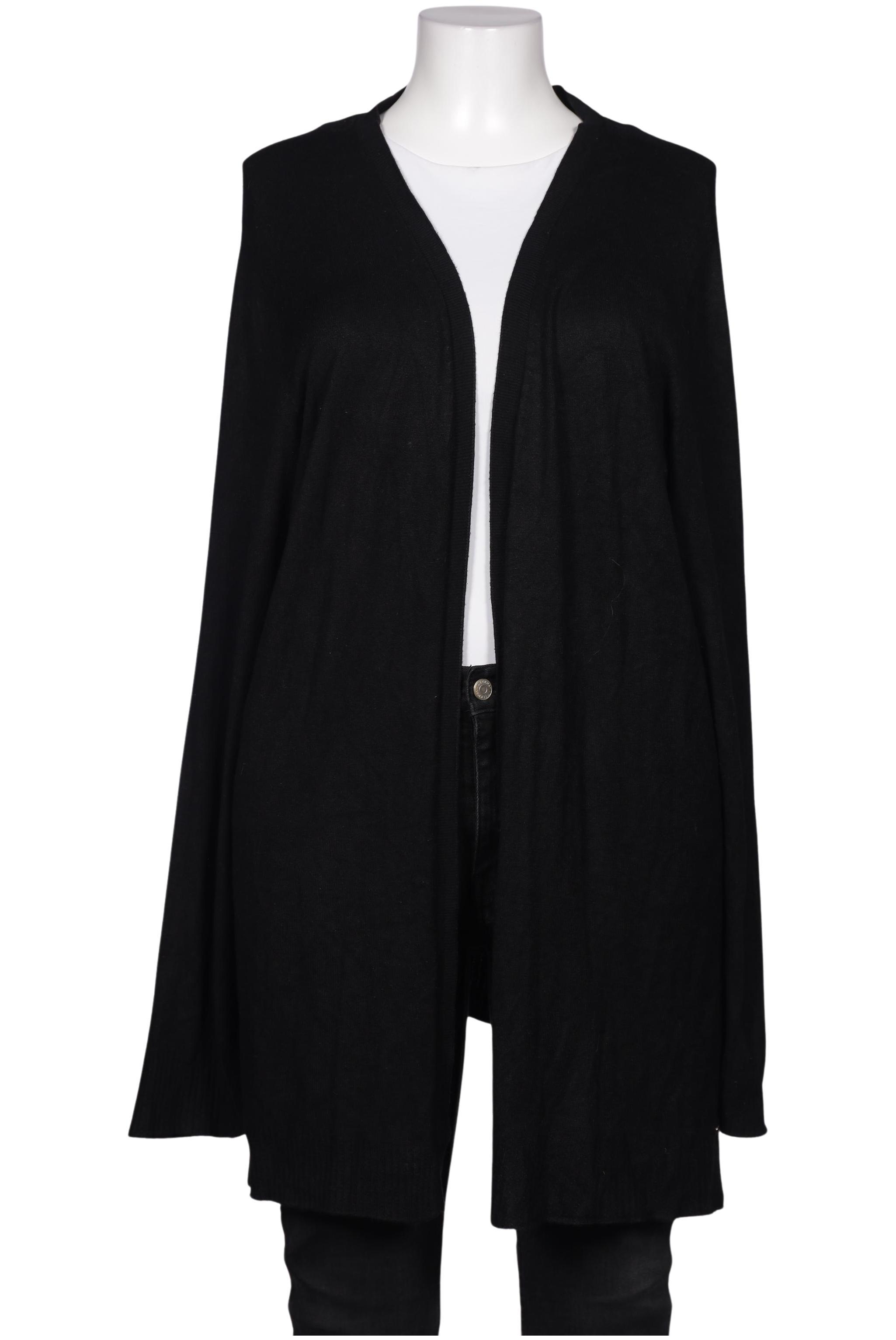 

sheego Damen Strickjacke, schwarz, Gr. 48