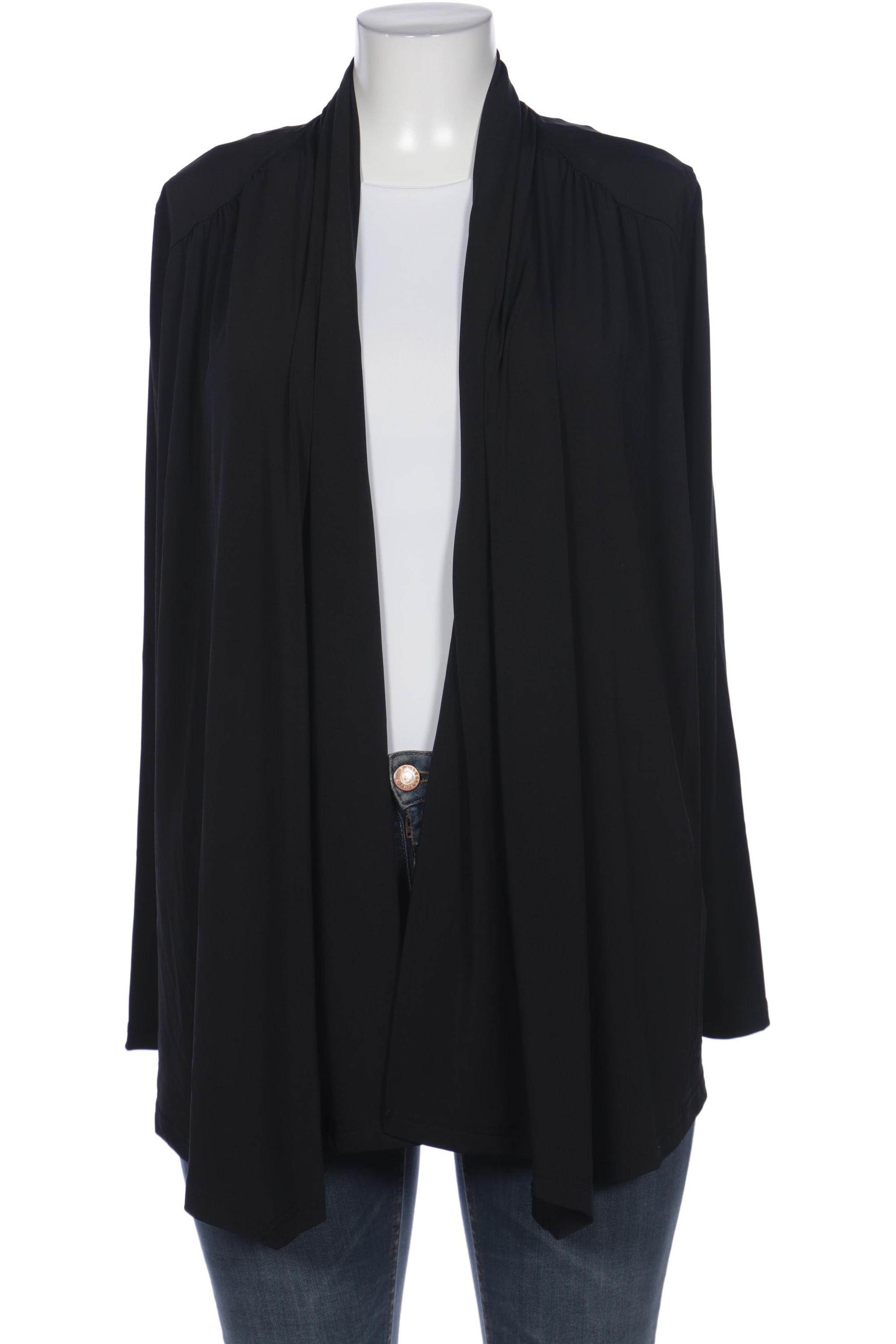 

sheego Damen Strickjacke, schwarz