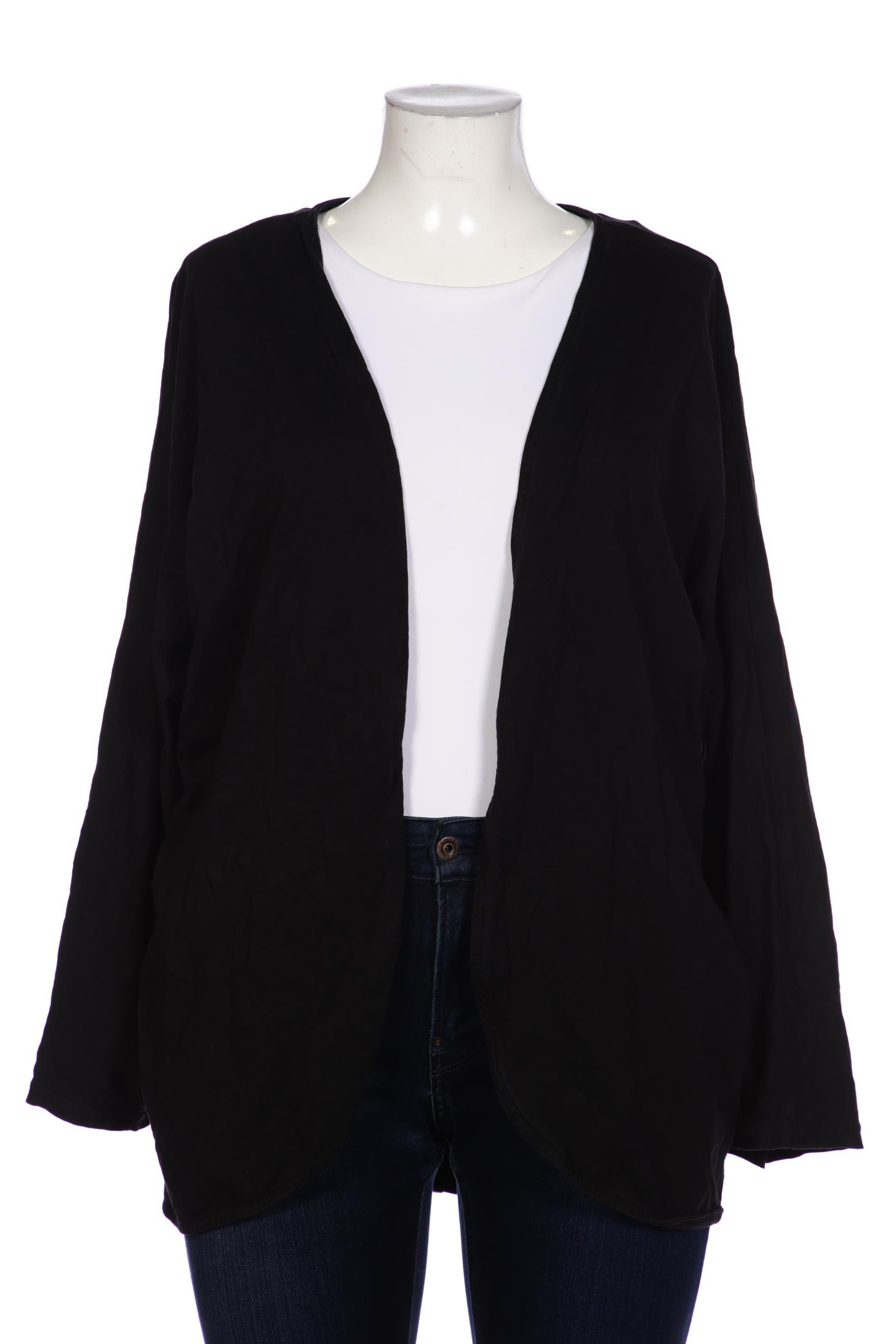 

sheego Damen Strickjacke, schwarz, Gr. 52