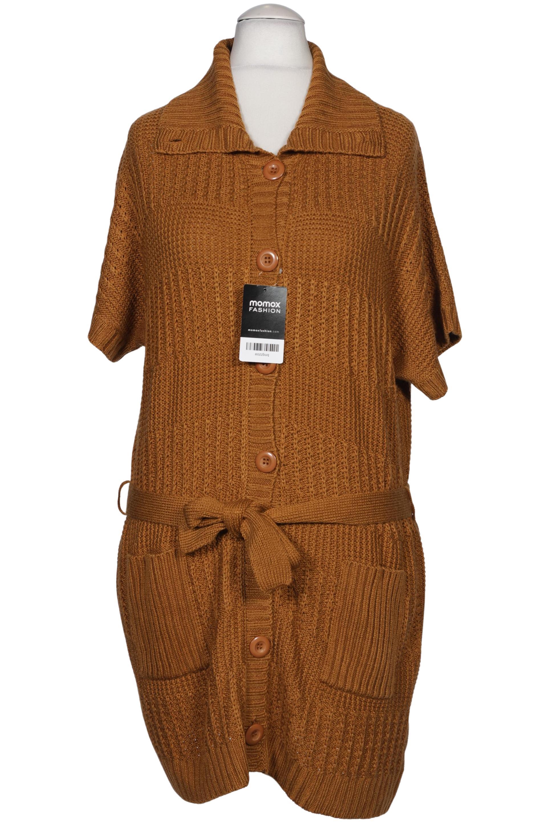 

sheego Damen Strickjacke, braun, Gr. 40