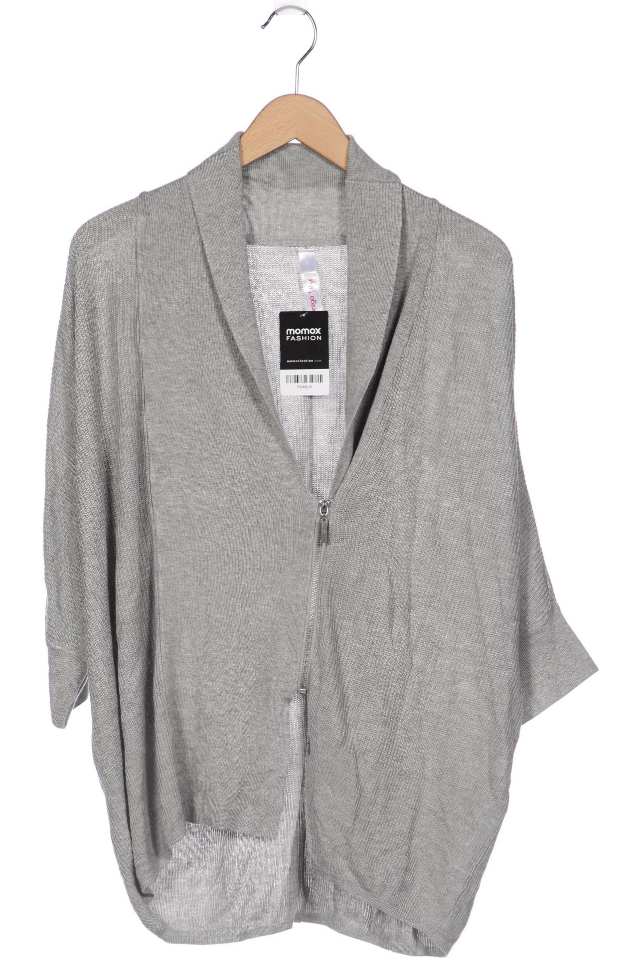 

sheego Damen Strickjacke, grau
