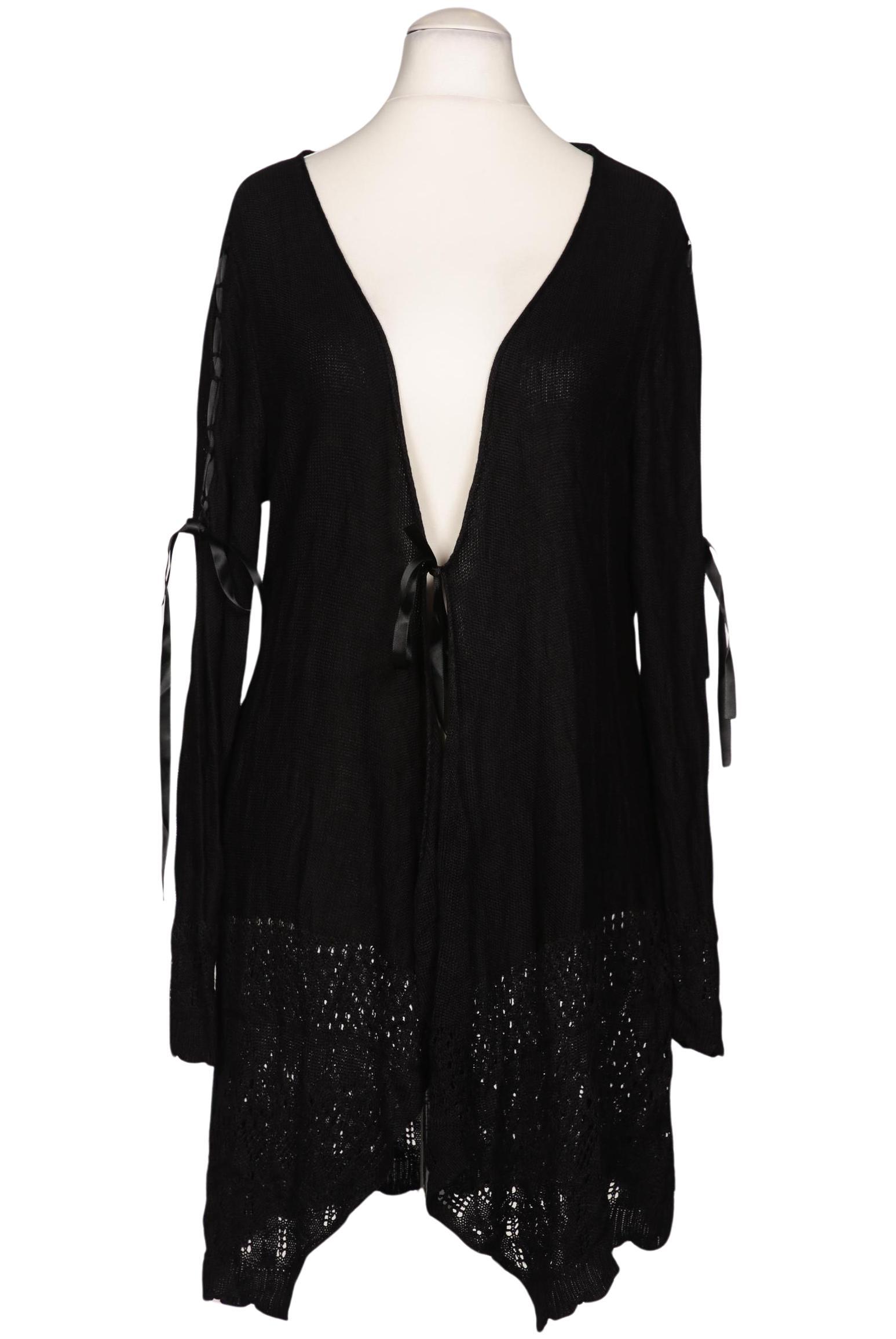 

sheego Damen Strickjacke, schwarz, Gr. 42