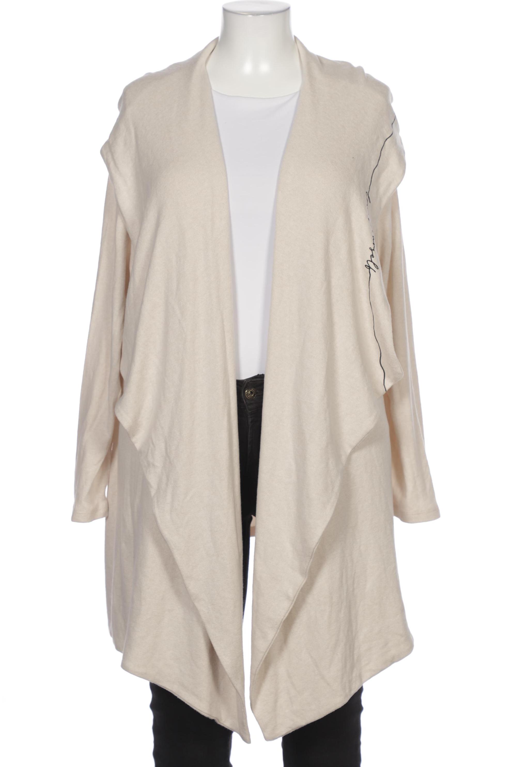 

sheego Damen Strickjacke, cremeweiß