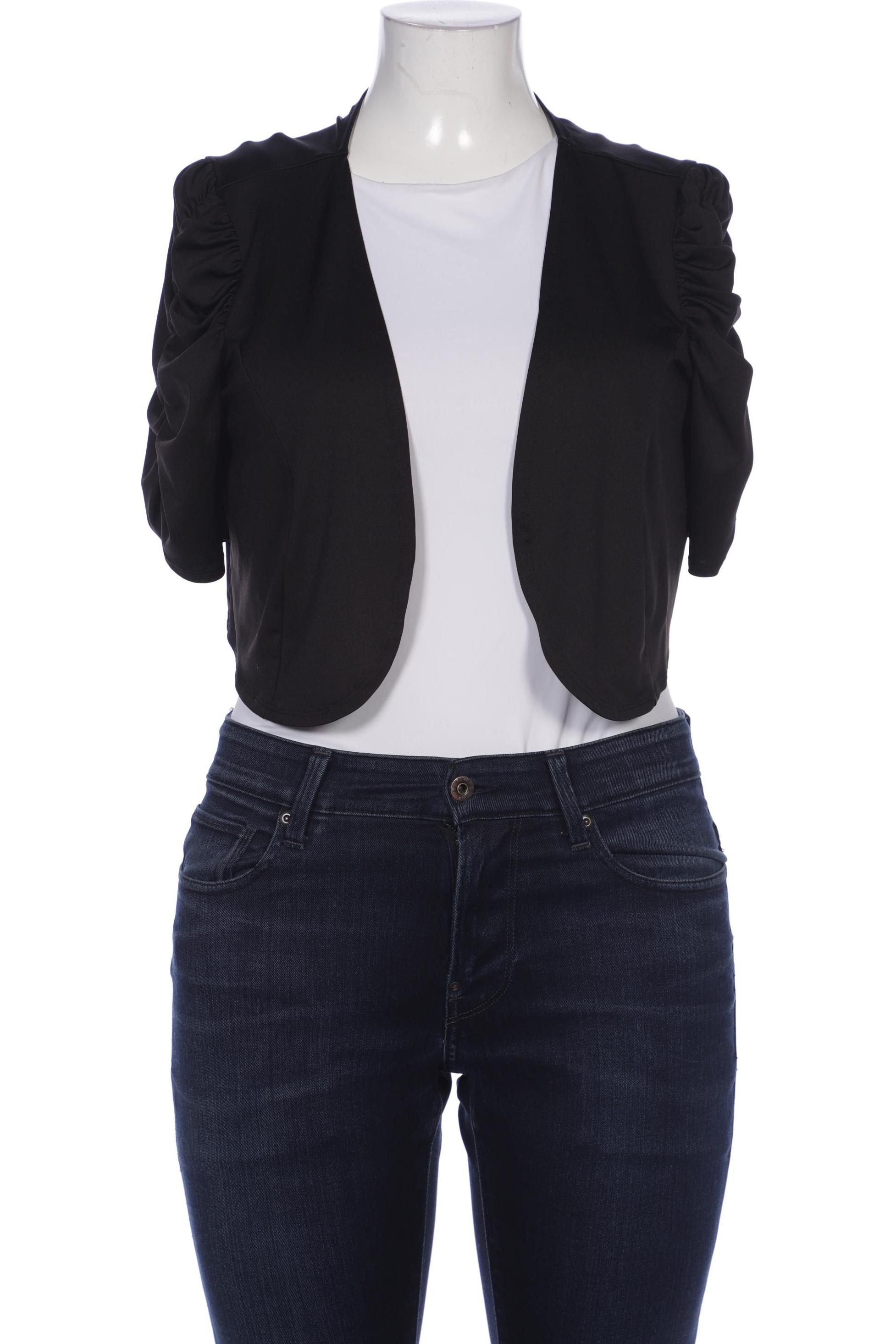

sheego Damen Strickjacke, schwarz, Gr. 44