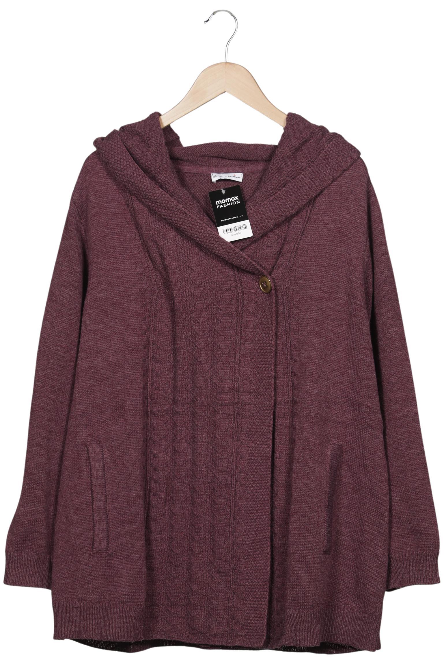 

sheego Damen Strickjacke, pink, Gr. 48