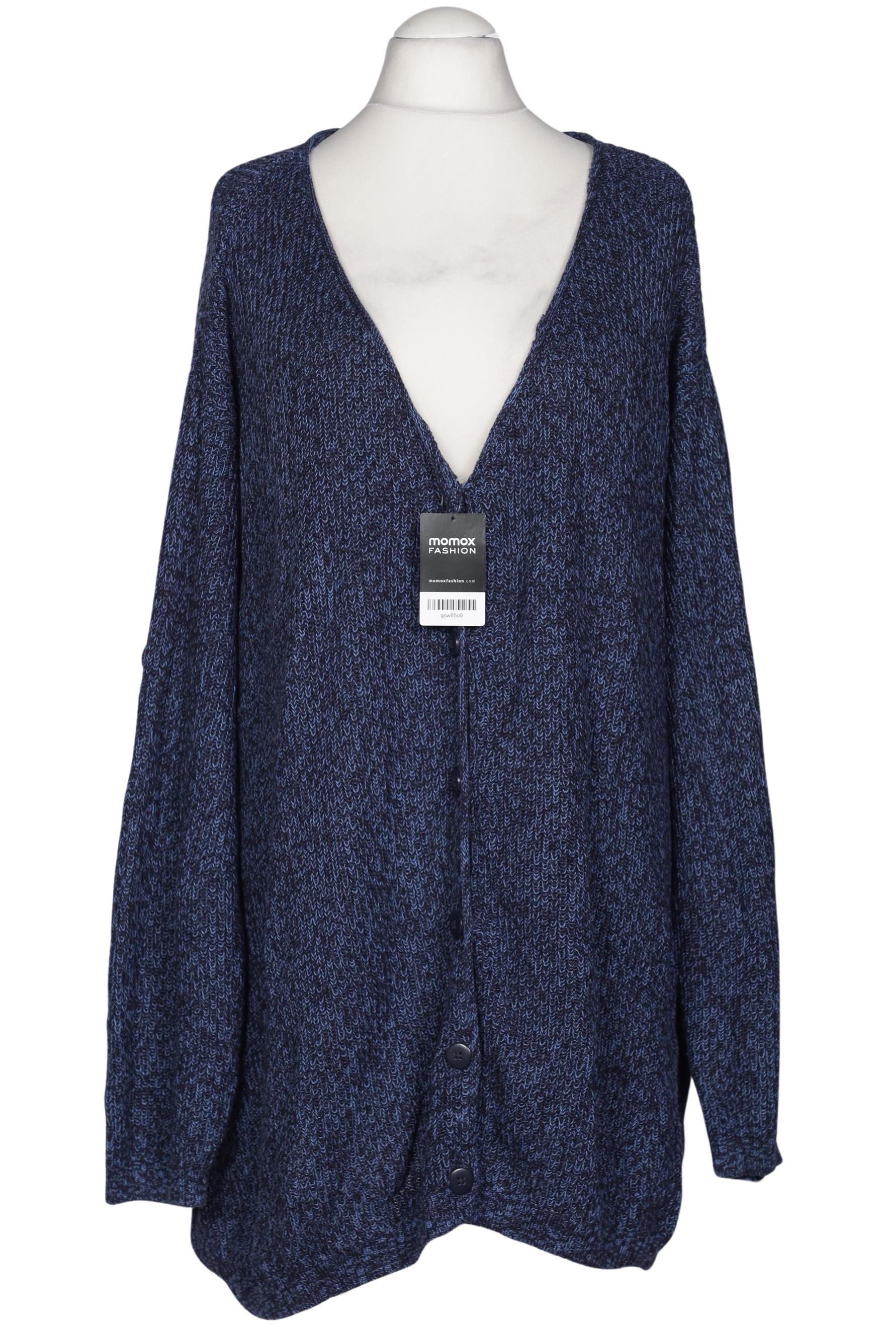 

sheego Damen Strickjacke, marineblau, Gr. 52