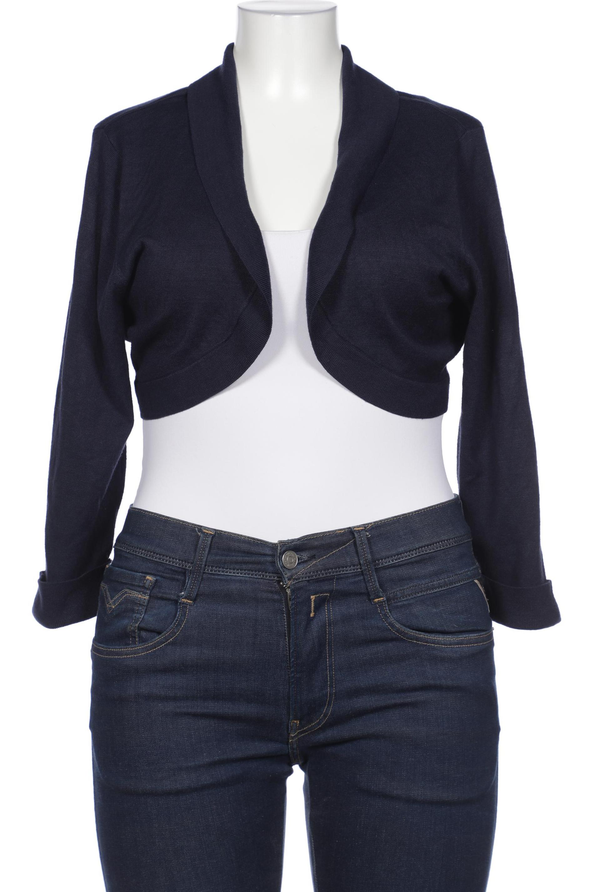 

sheego Damen Strickjacke, marineblau
