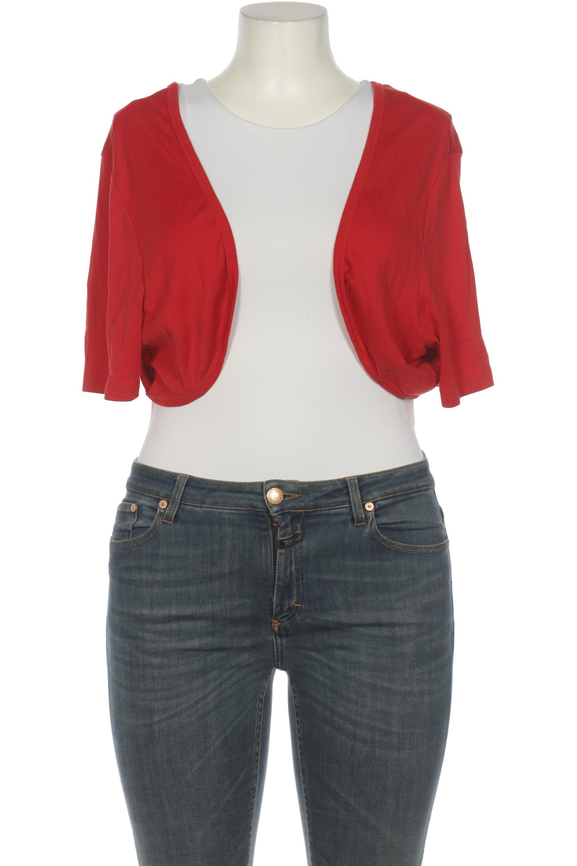 

sheego Damen Strickjacke, rot