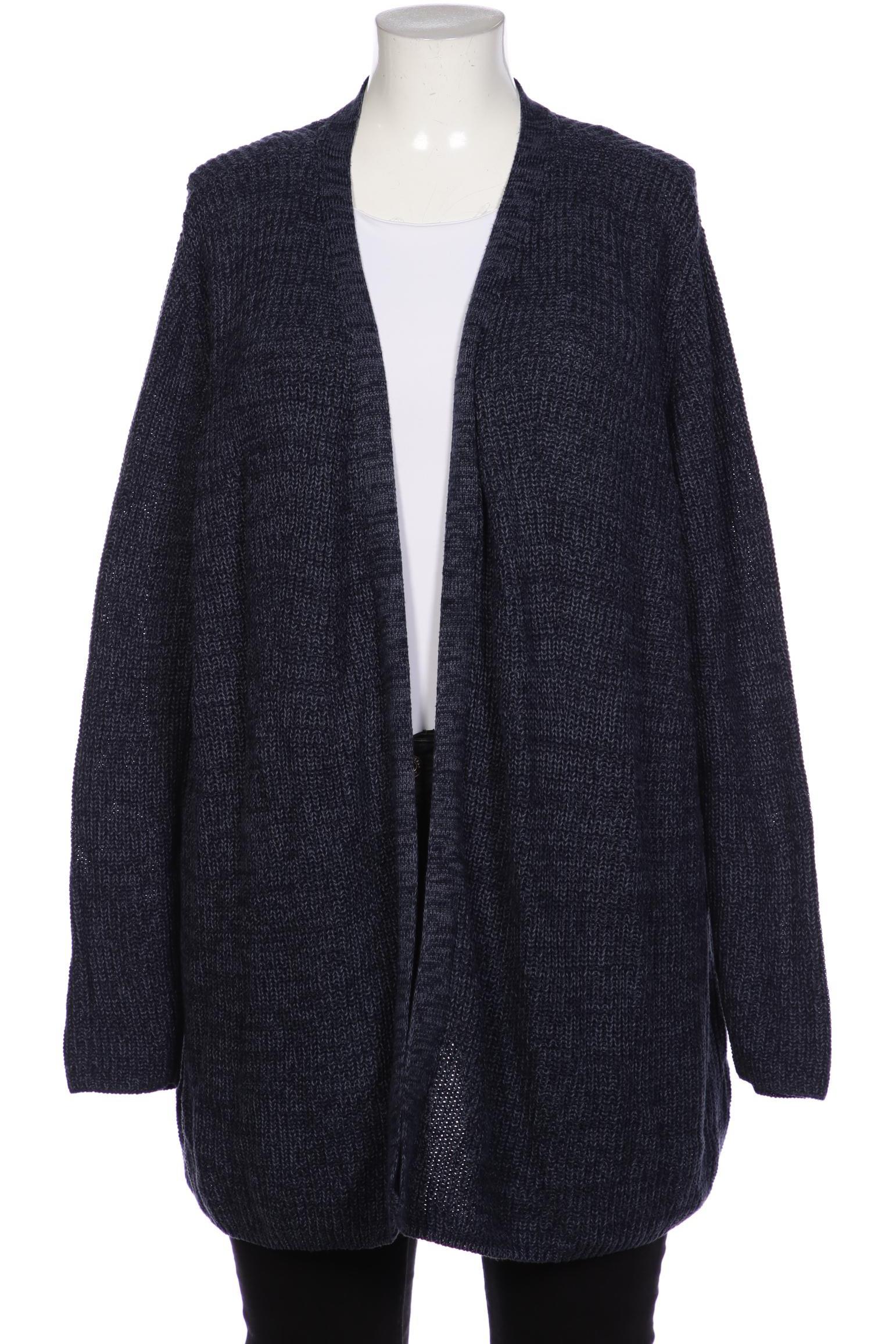 

sheego Damen Strickjacke, blau, Gr. 52