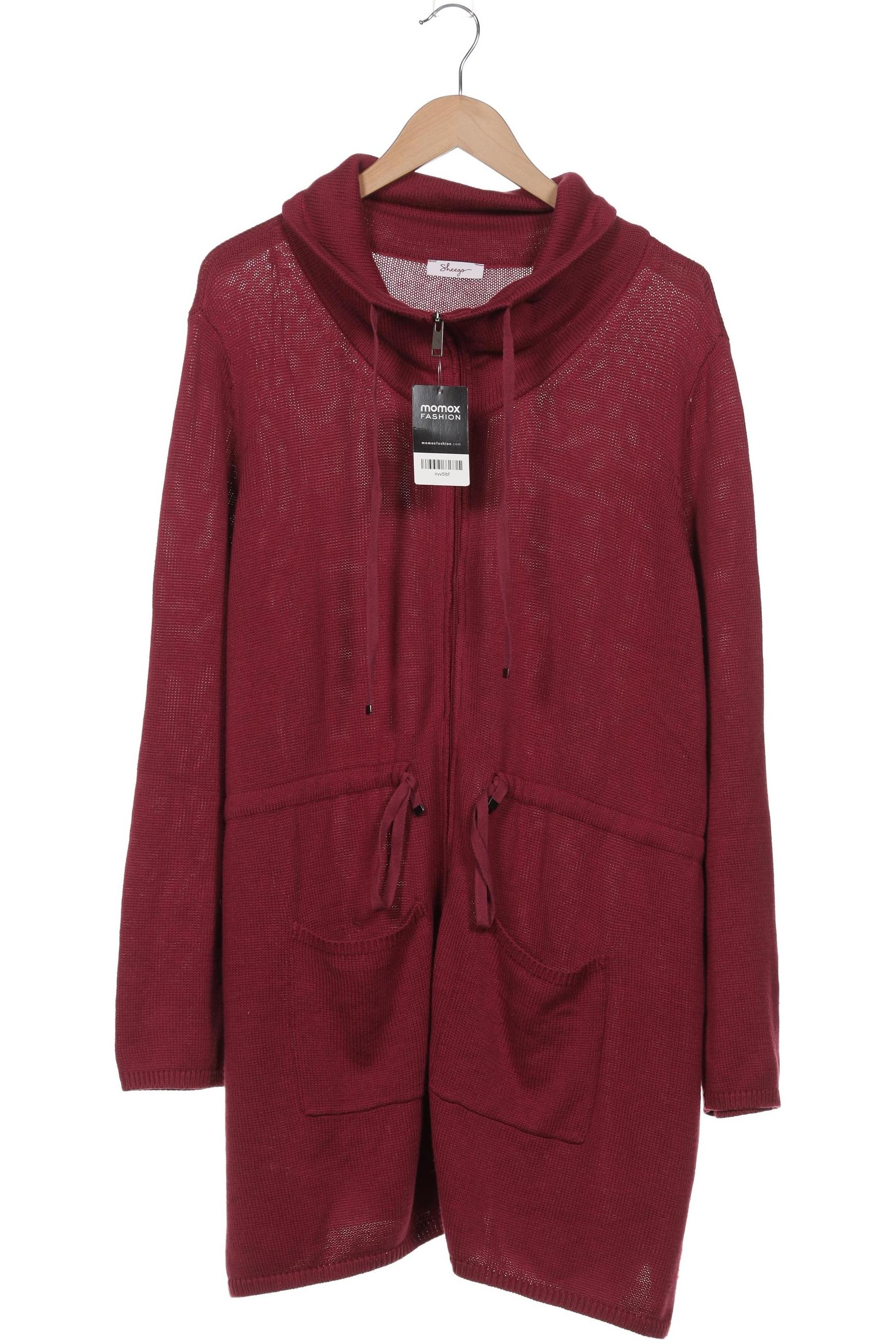 

sheego Damen Strickjacke, pink, Gr. 52