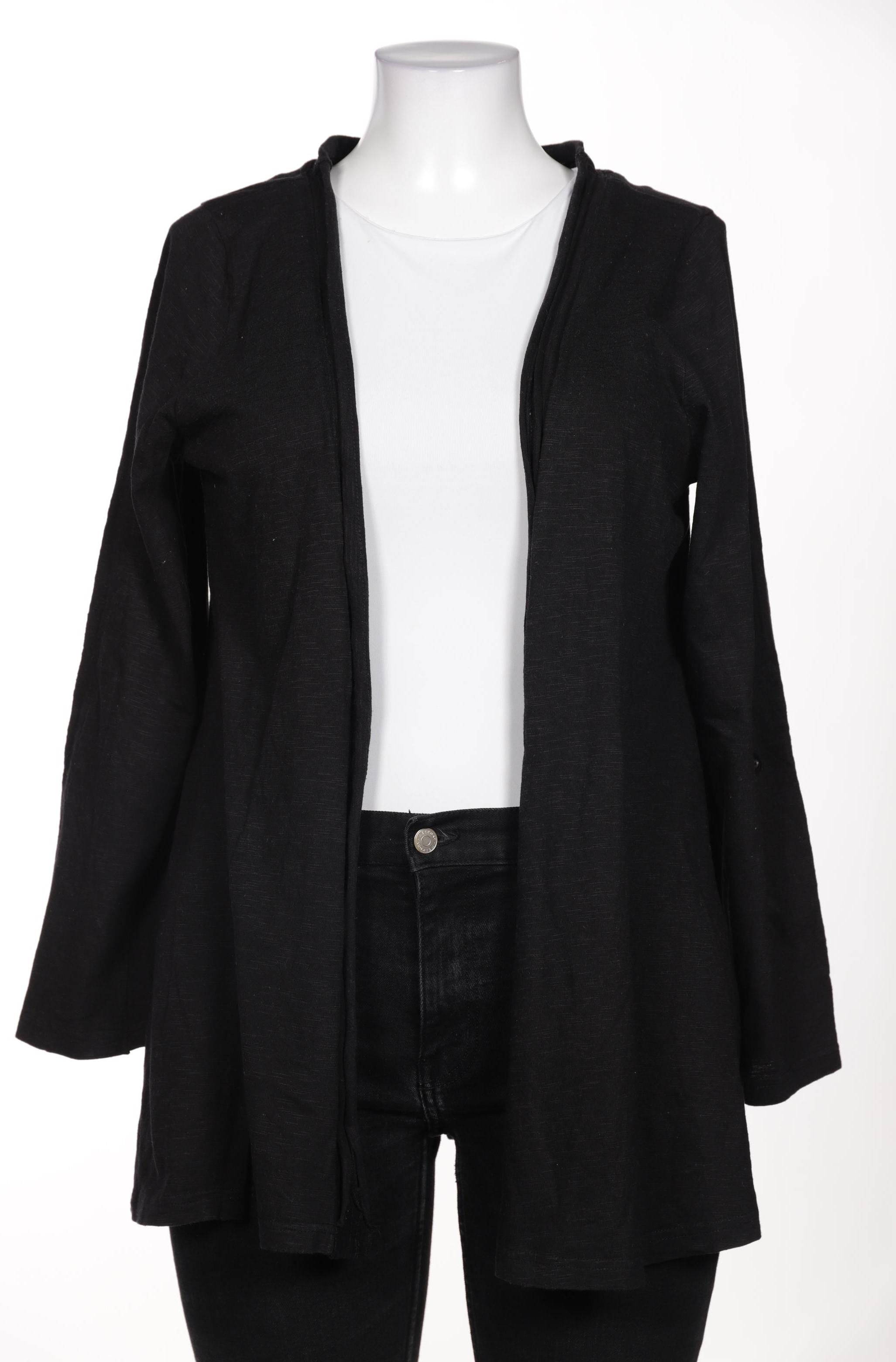 

sheego Damen Strickjacke, schwarz, Gr. 40