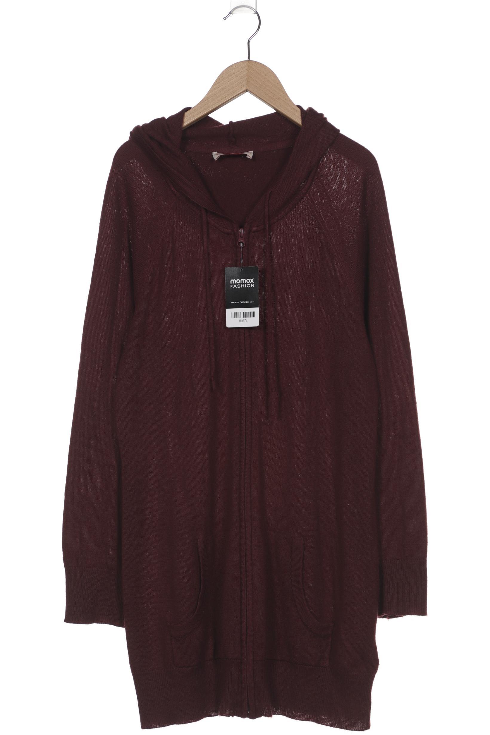 

sheego Damen Strickjacke, bordeaux, Gr. 40