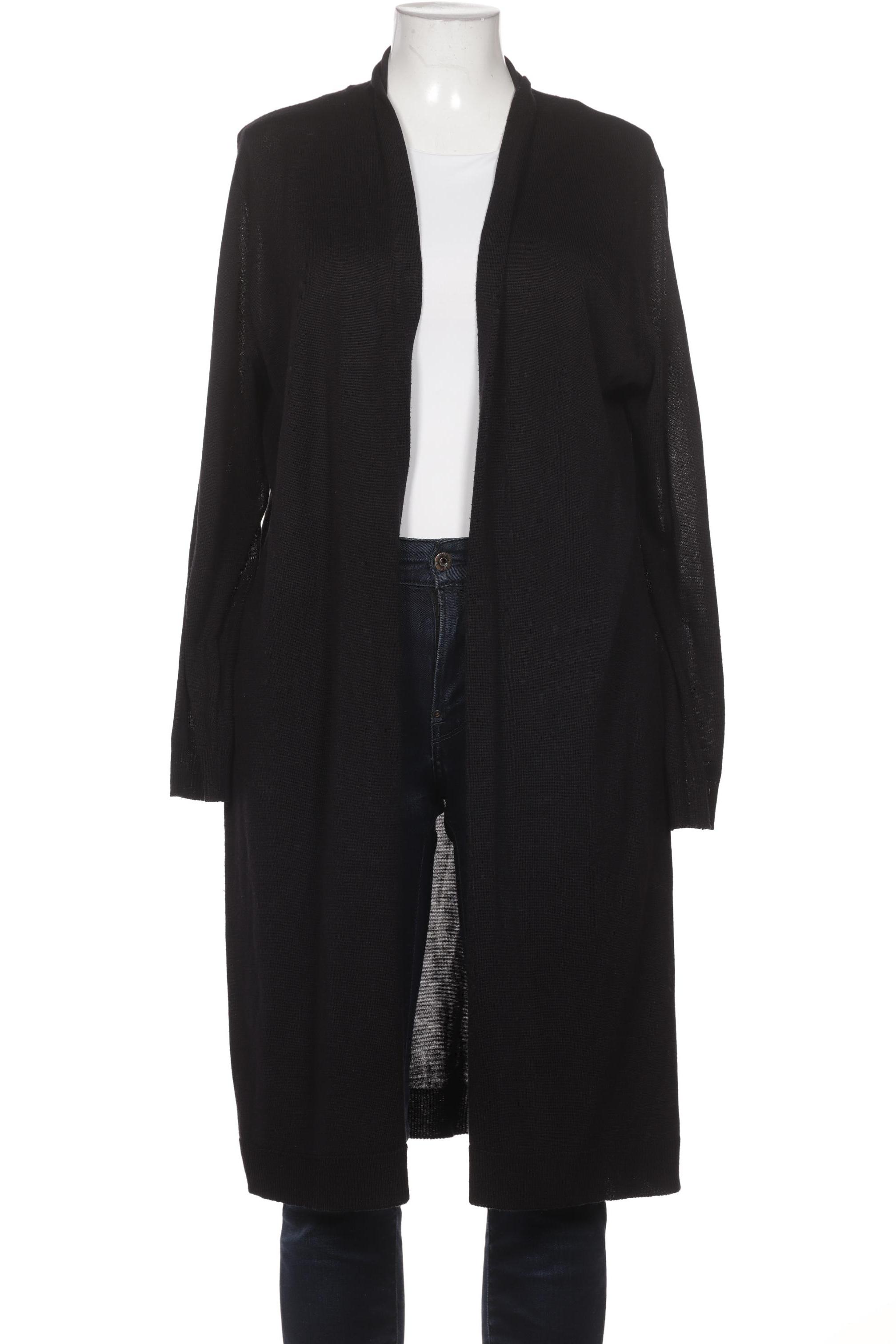 

sheego Damen Strickjacke, schwarz, Gr. 48