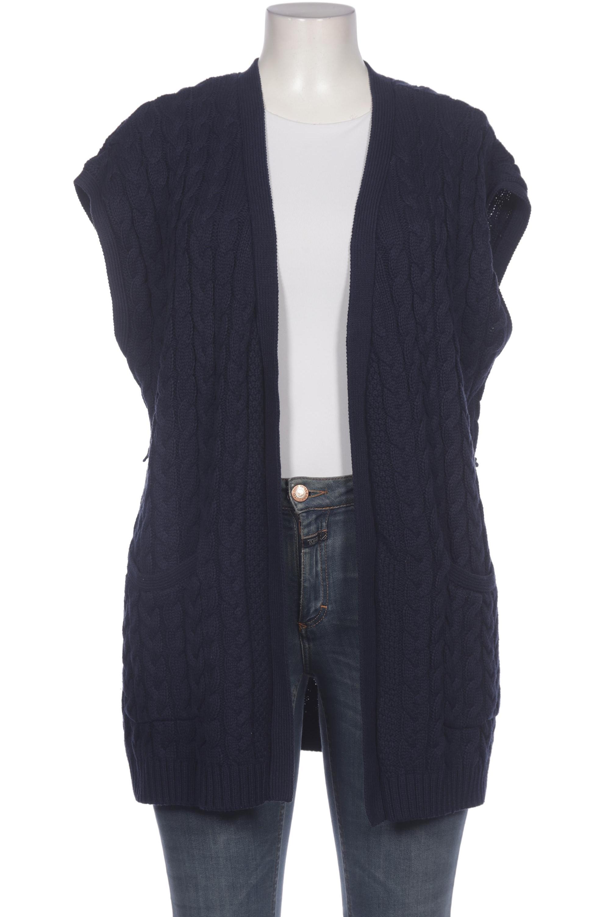 

sheego Damen Strickjacke, marineblau, Gr. 48