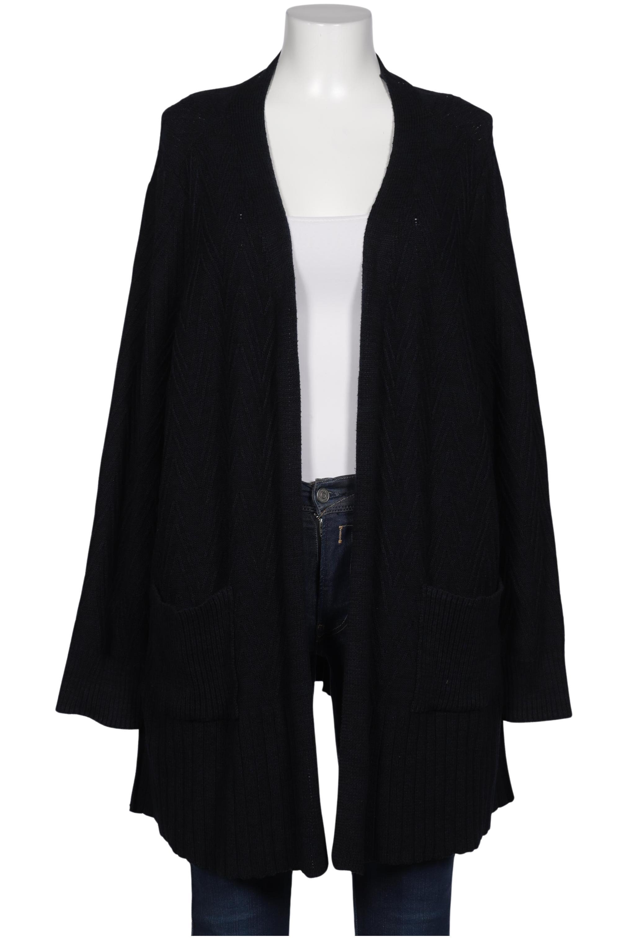 

sheego Damen Strickjacke, marineblau, Gr. 52
