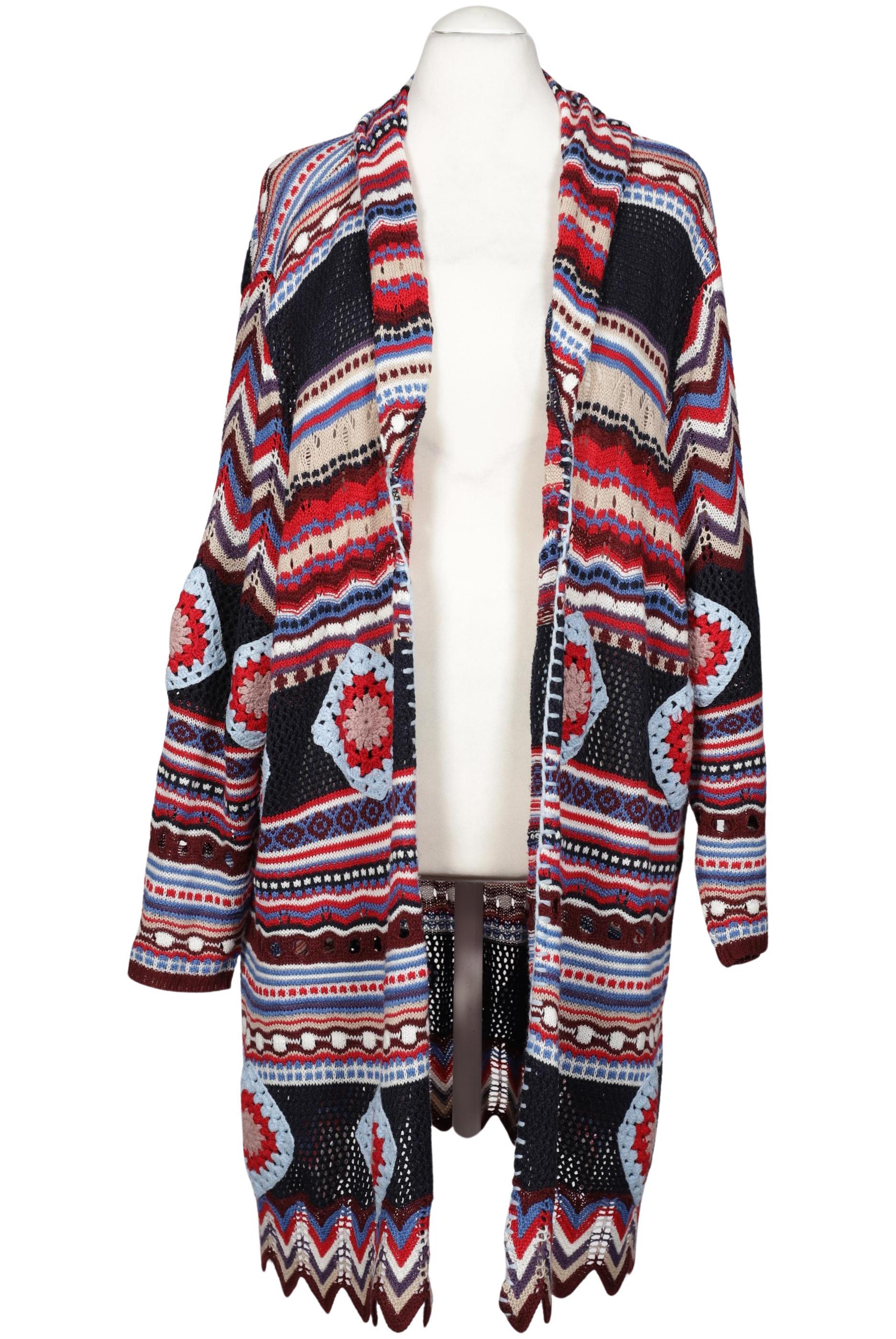 

sheego Damen Strickjacke, mehrfarbig, Gr. 52