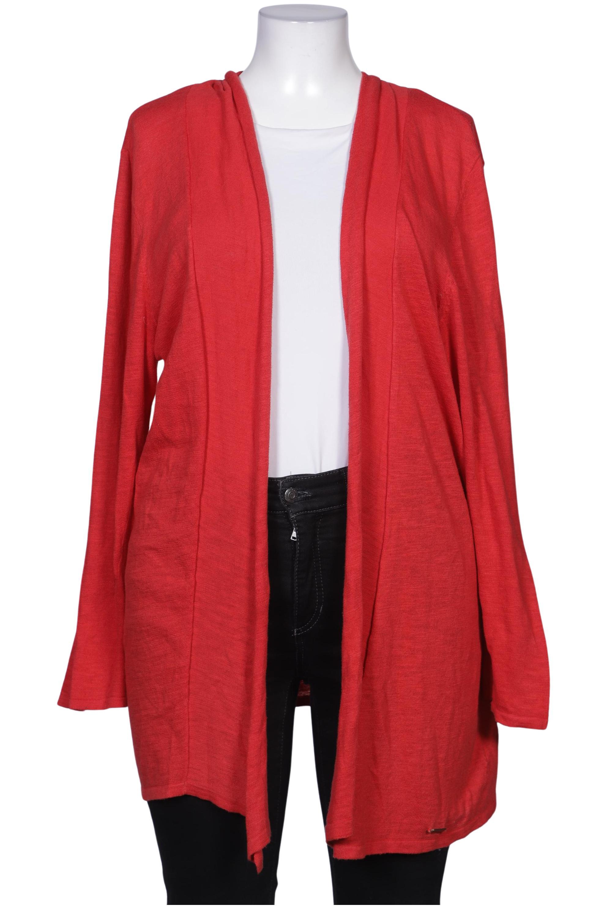 

sheego Damen Strickjacke, rot, Gr. 48