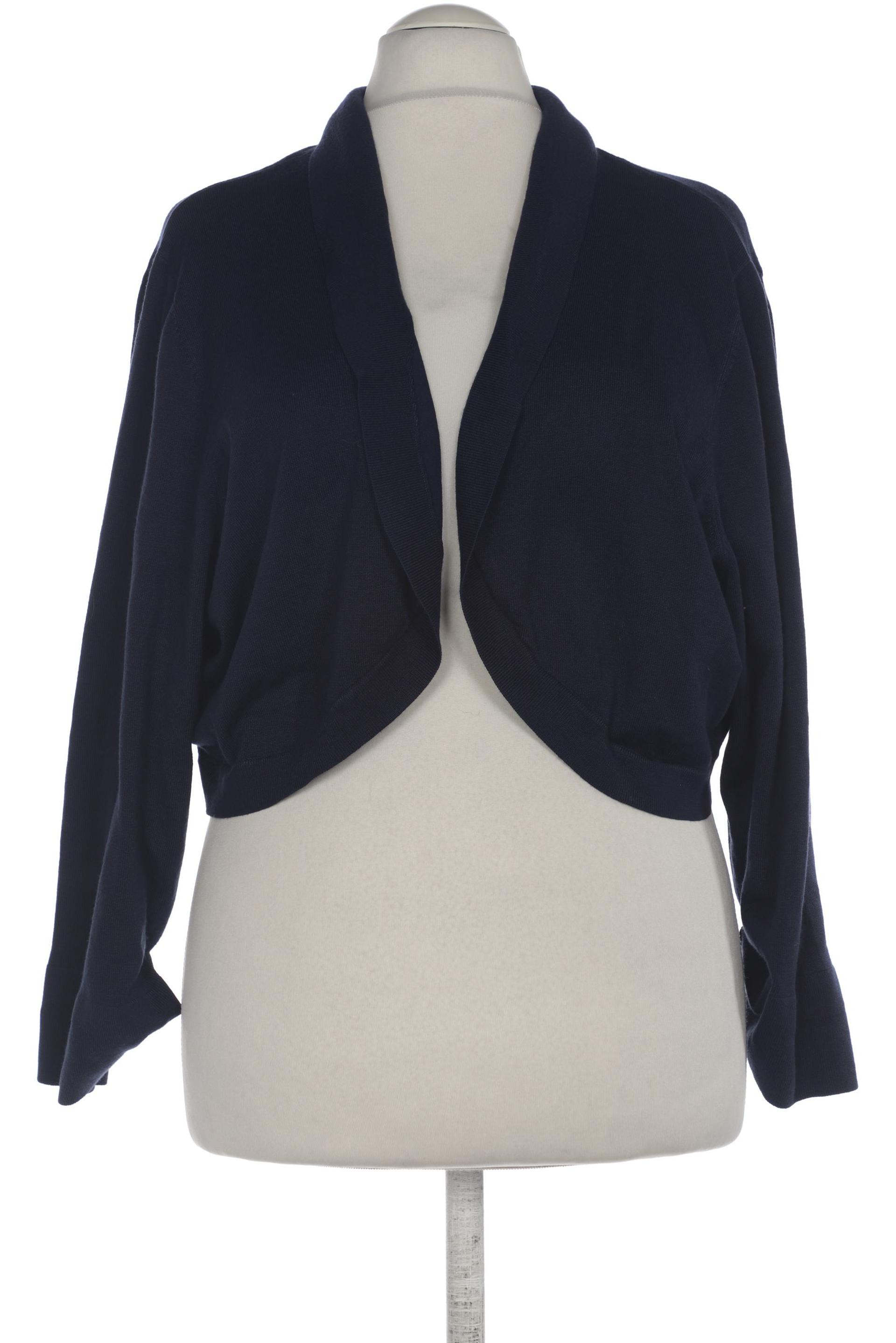 

sheego Damen Strickjacke, marineblau, Gr. 56