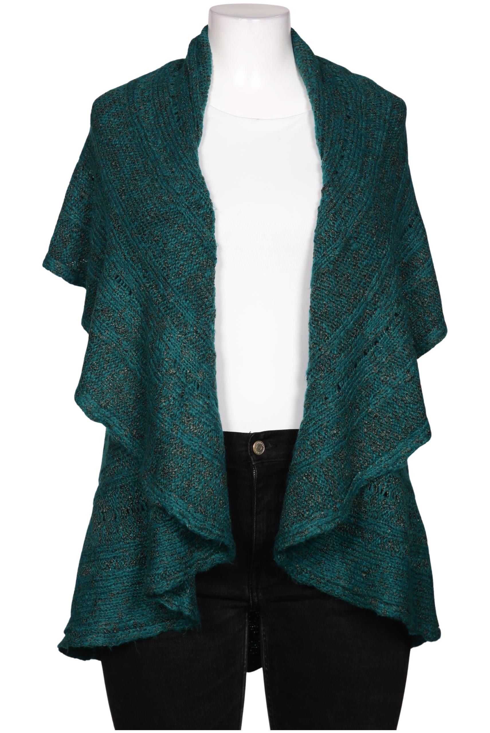 

sheego Damen Strickjacke, grün, Gr. 48