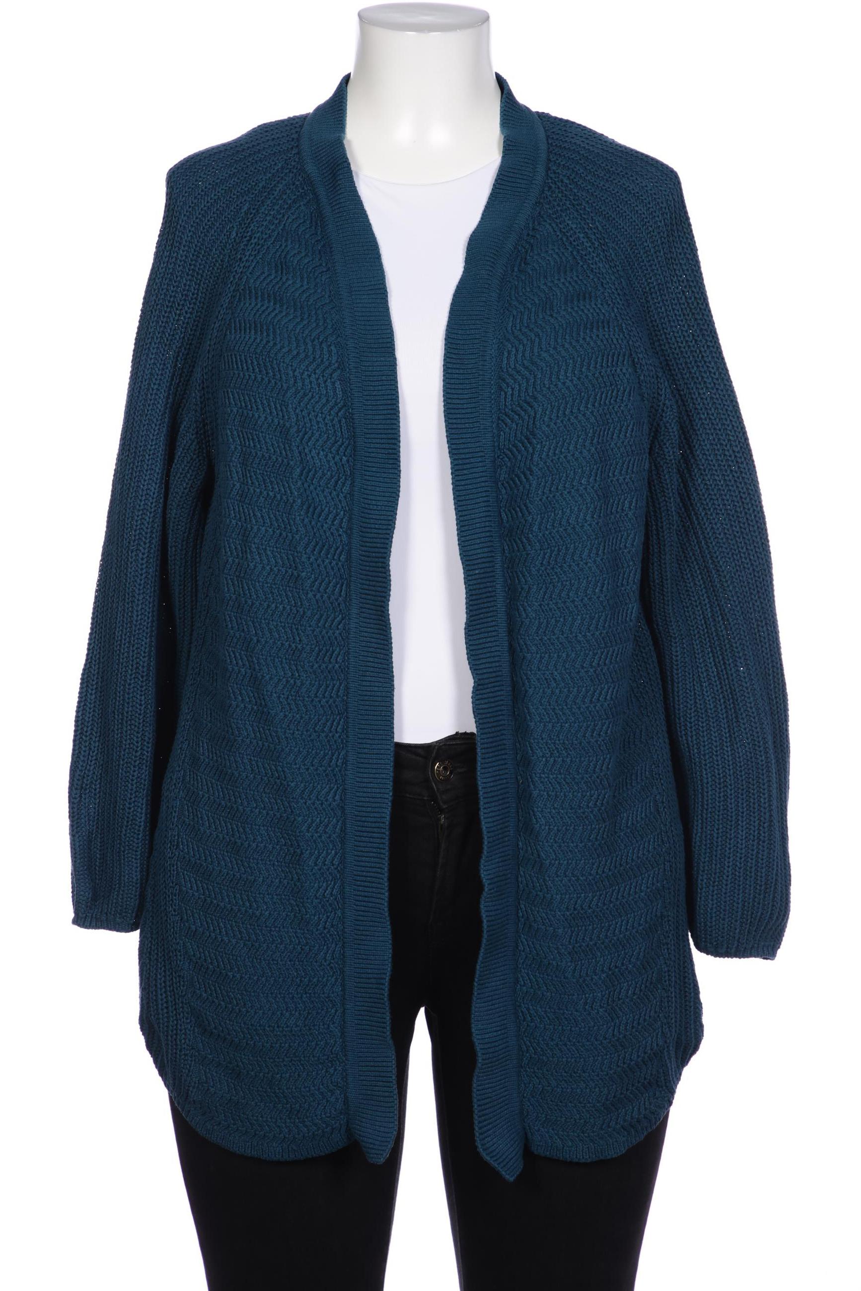 

sheego Damen Strickjacke, türkis