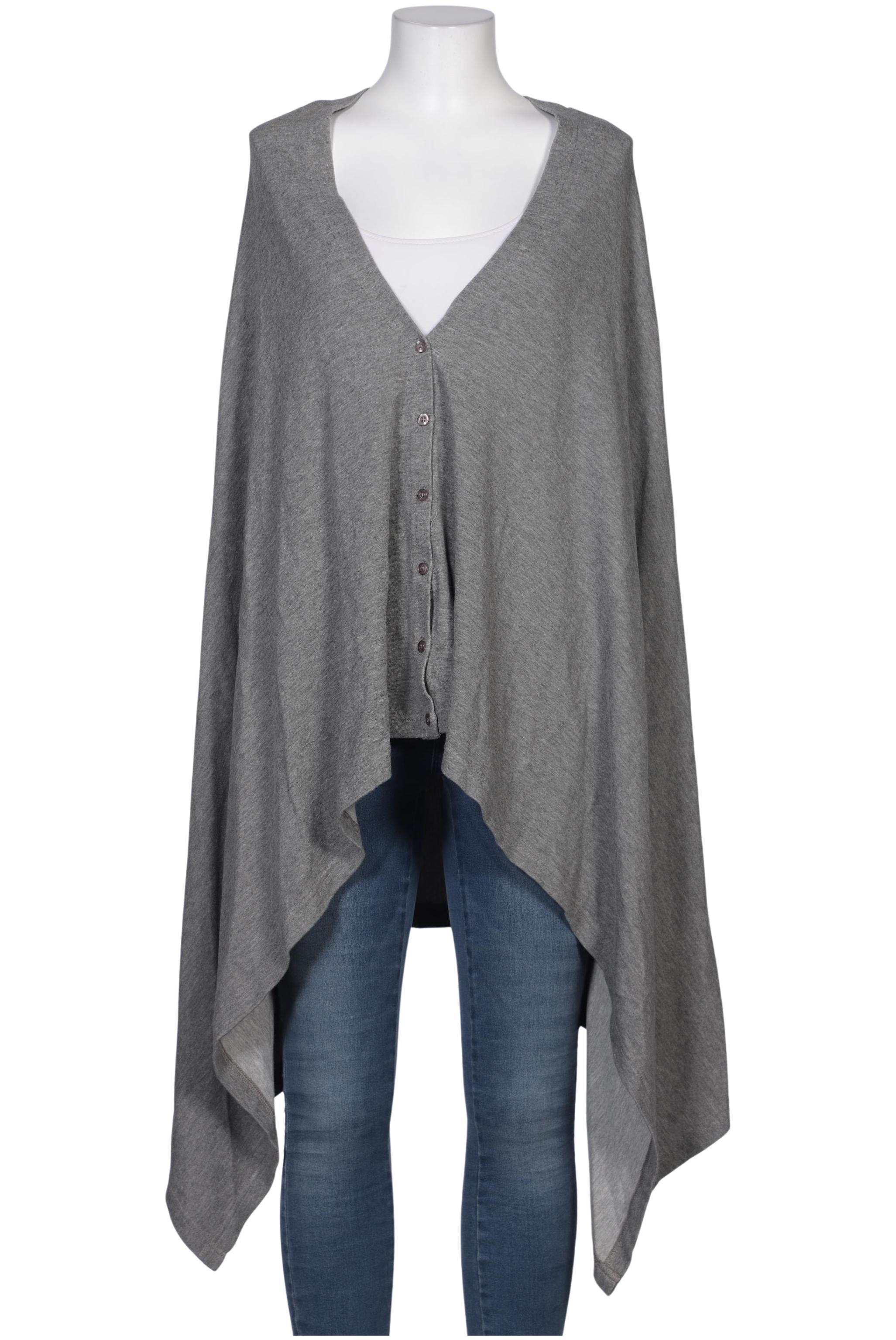 

sheego Damen Strickjacke, grau, Gr. uni