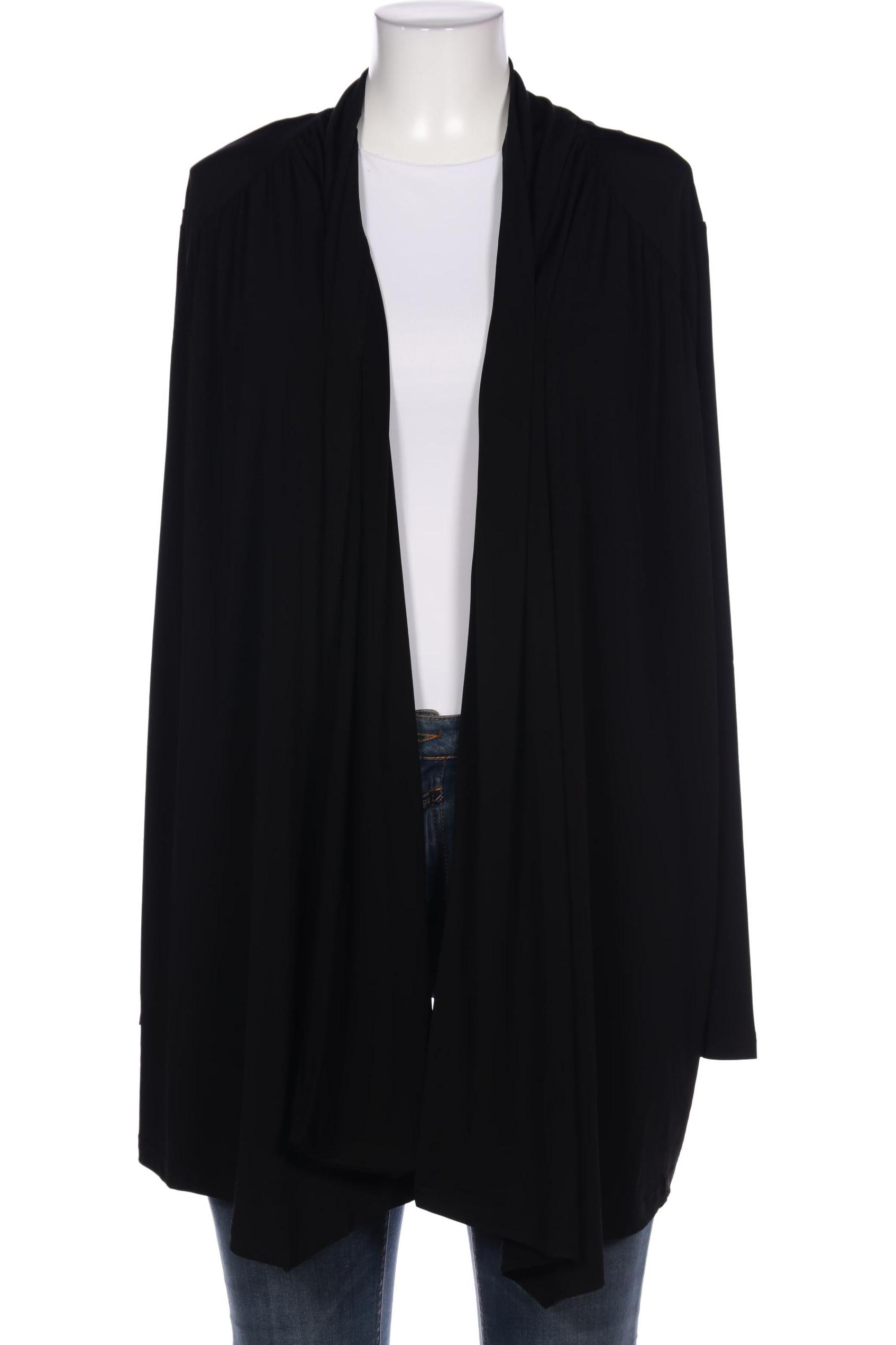 

sheego Damen Strickjacke, schwarz