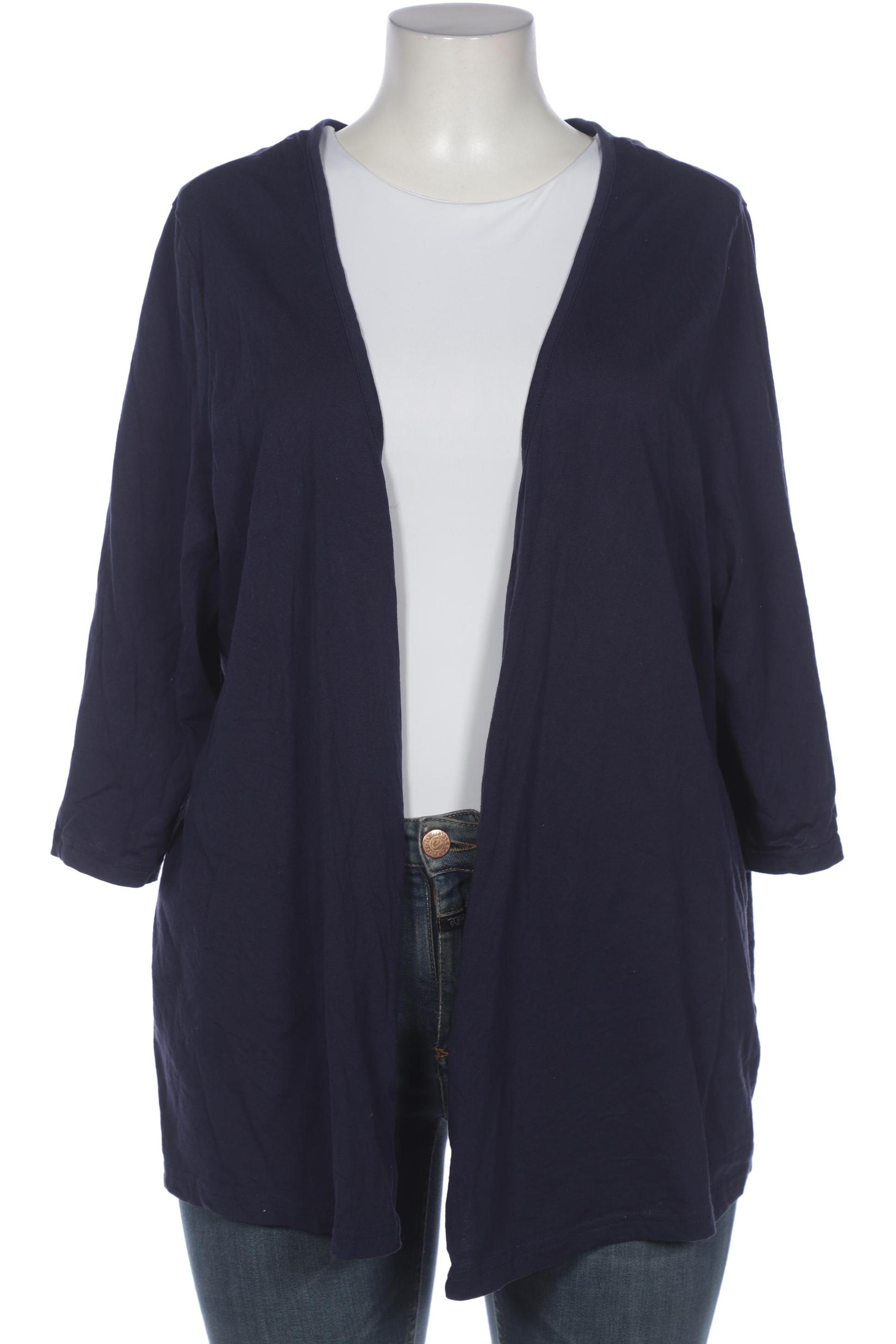 

sheego Damen Strickjacke, marineblau, Gr. 52