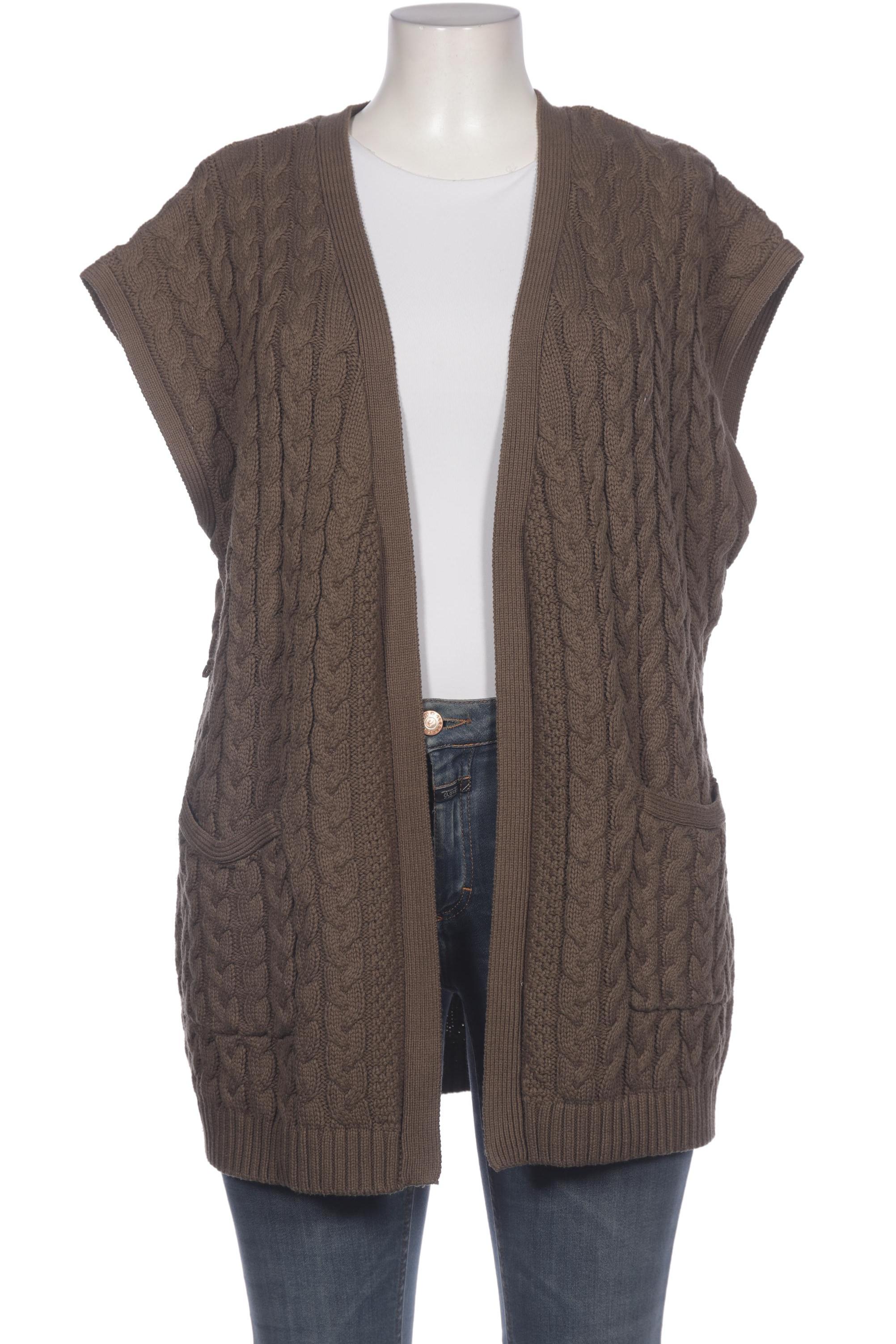 

sheego Damen Strickjacke, grün, Gr. 48