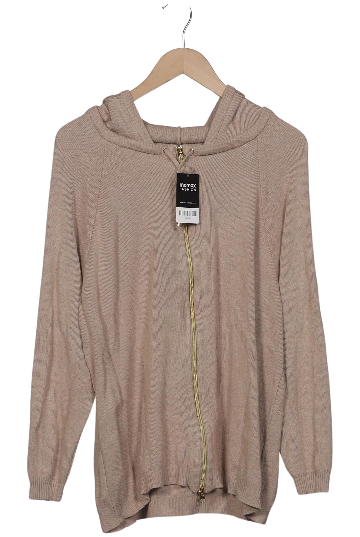 

sheego Damen Strickjacke, beige, Gr. 48