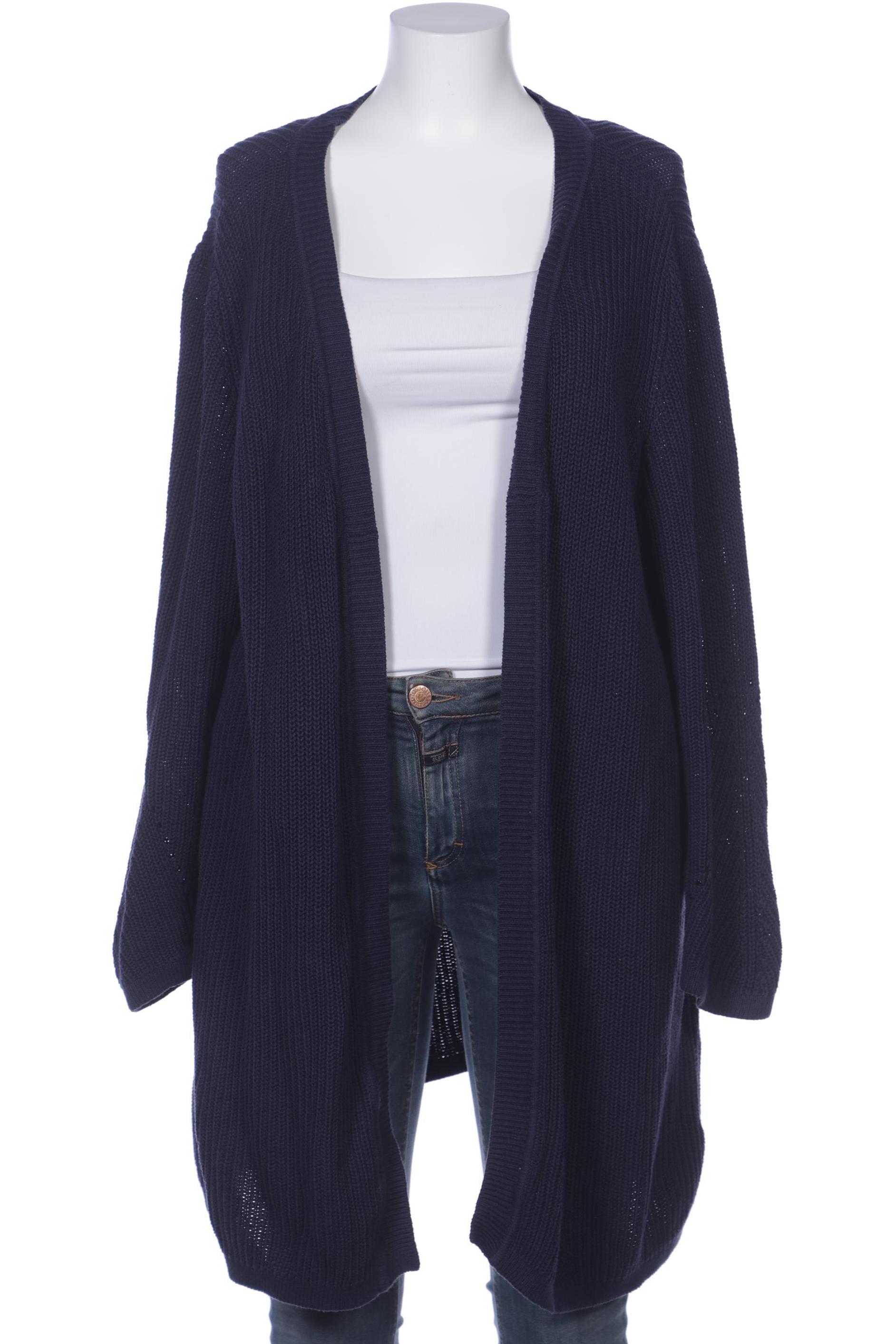 

sheego Damen Strickjacke, marineblau, Gr. 48