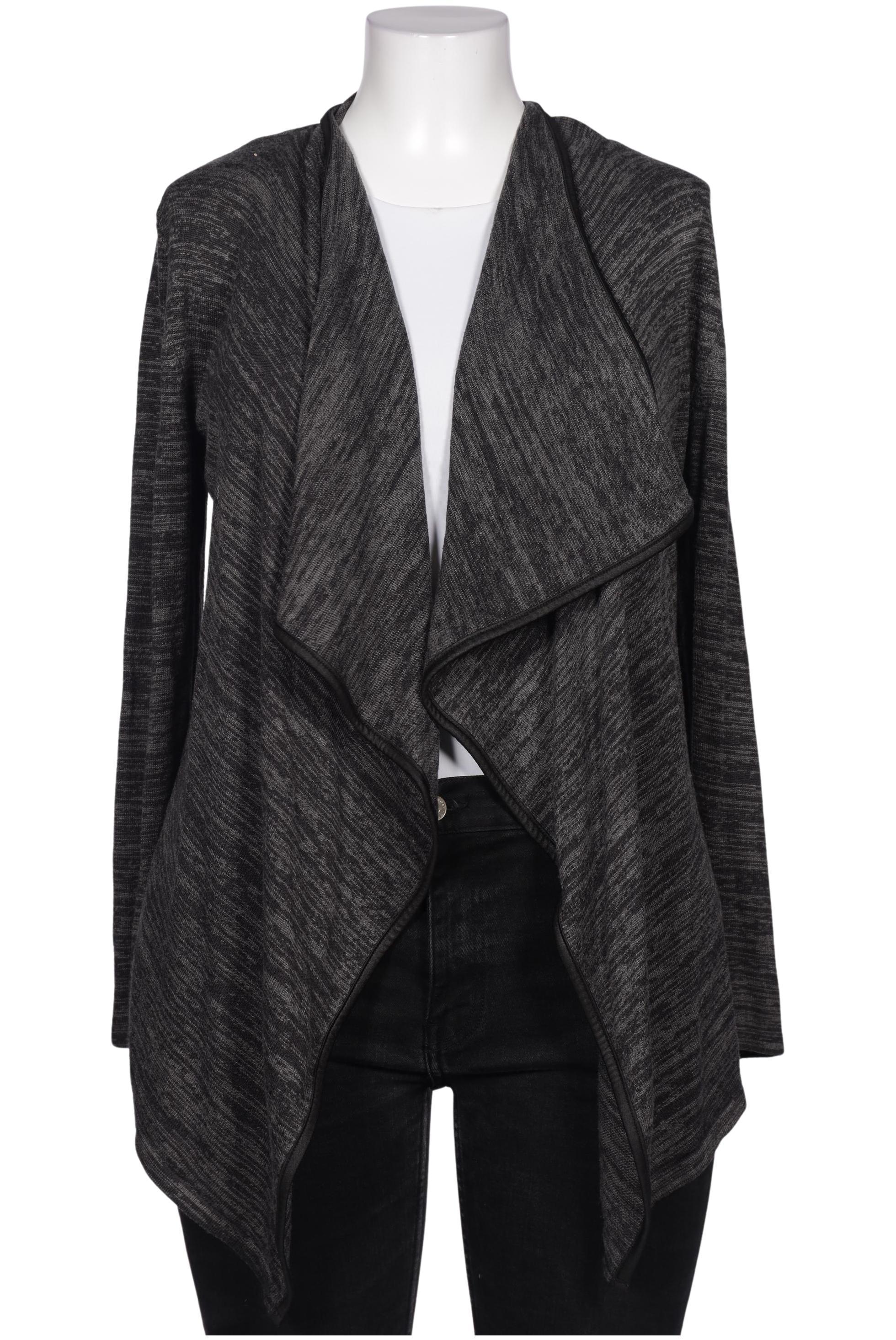 

sheego Damen Strickjacke, grau, Gr. 40