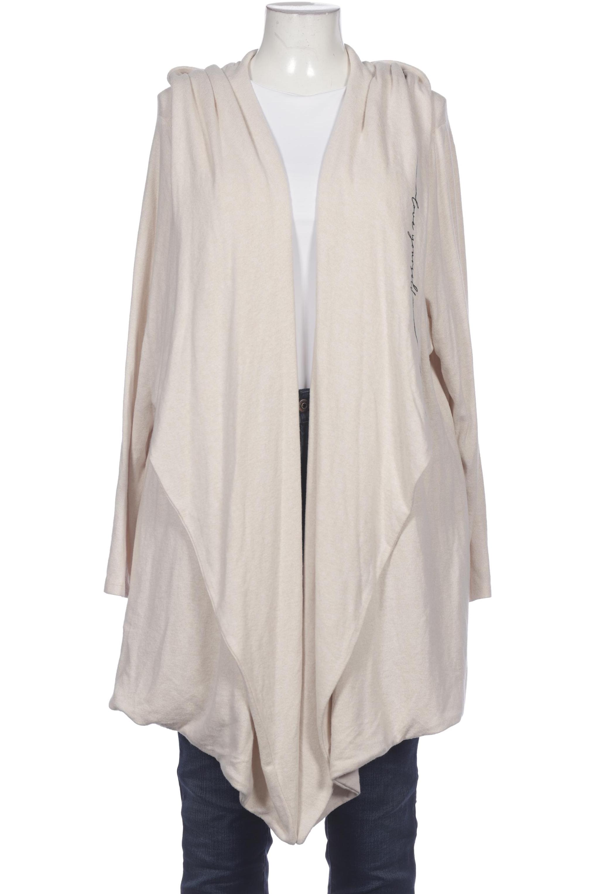 

sheego Damen Strickjacke, beige, Gr. 52