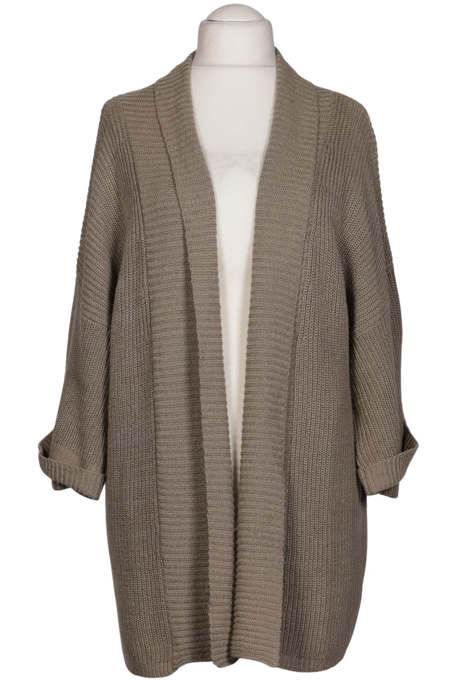 

sheego Damen Strickjacke, beige, Gr. 48