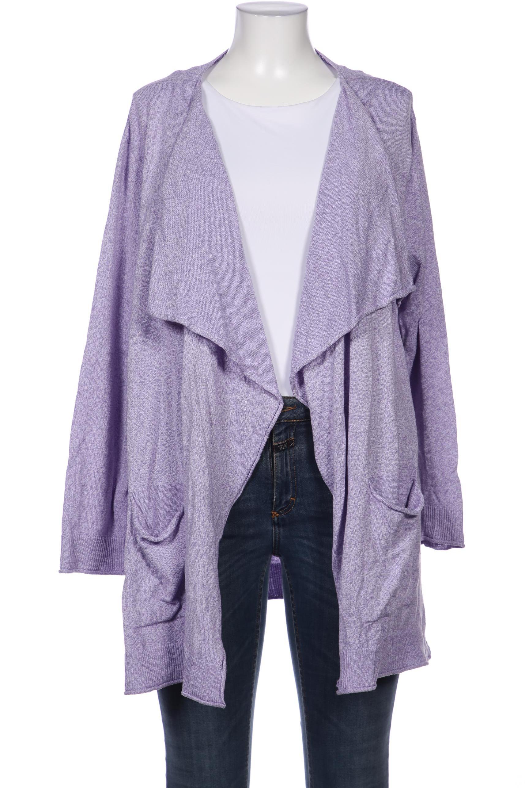 

sheego Damen Strickjacke, flieder