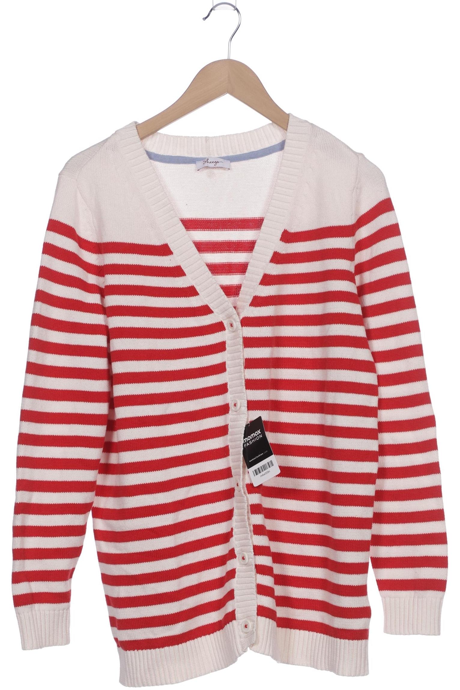 

sheego Damen Strickjacke, rot, Gr. 40